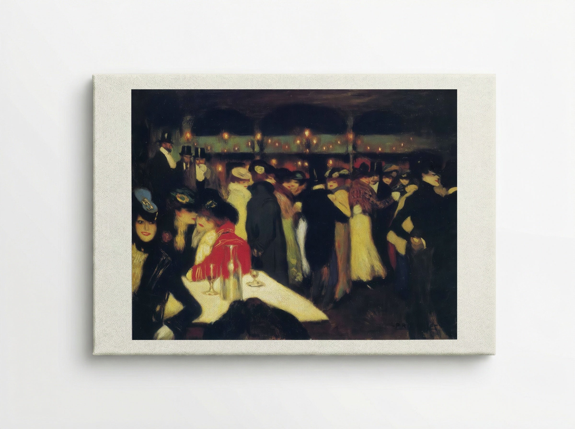 Bal du moulin de la Galette - Pierre-Auguste Renoir - Canvas