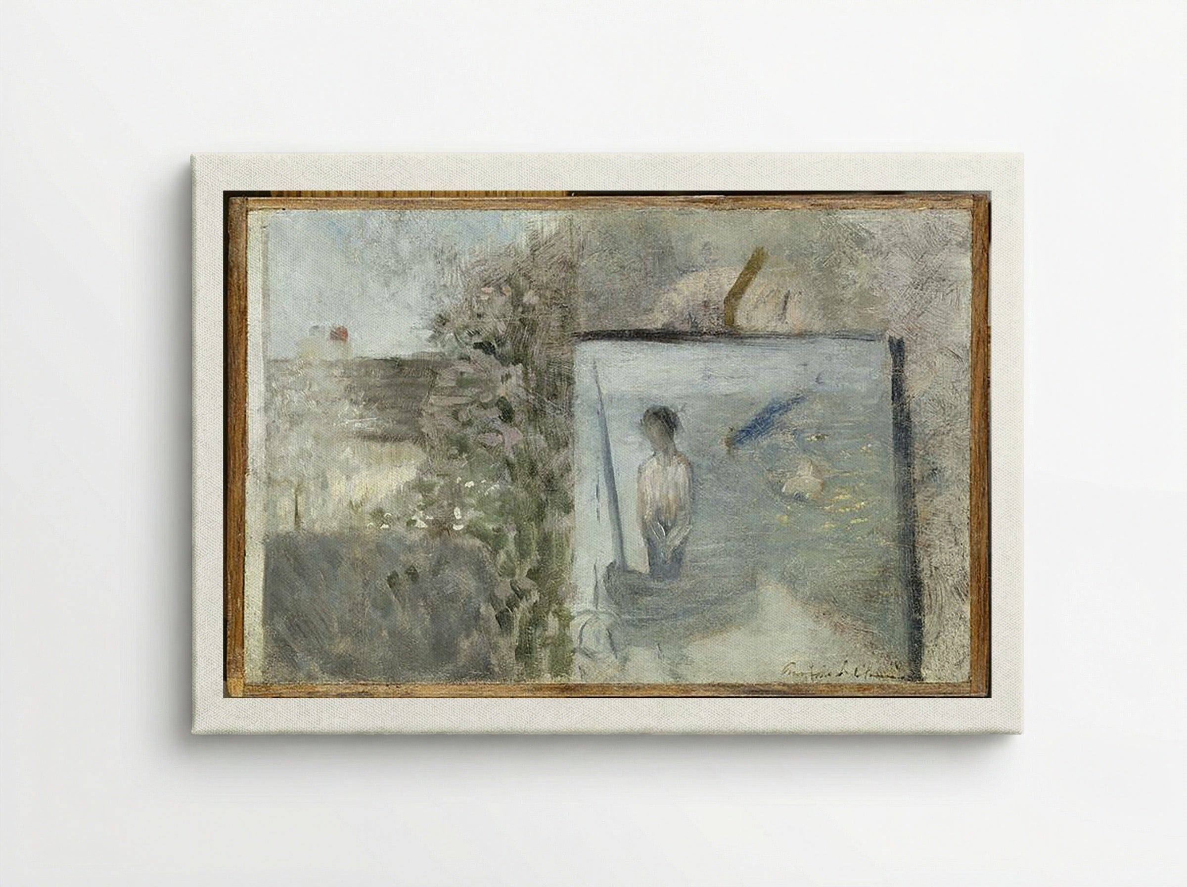 Landscape with Bathers - Pierre Puvis de Chavannes - Canvas