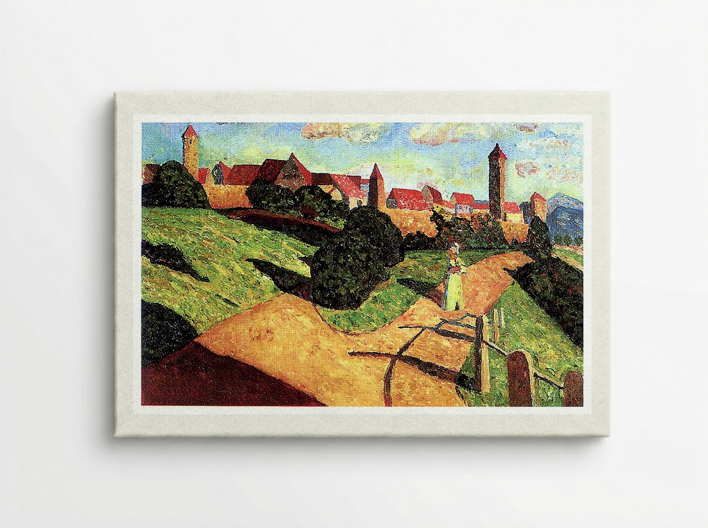 Old Town II - August Macke - Canvas