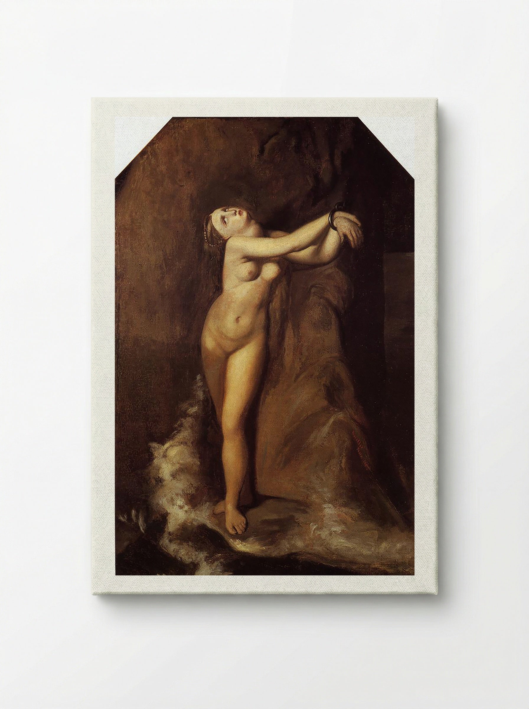 Roger Freeing Angelica - Jean-Auguste-Dominique Ingres - Canvas