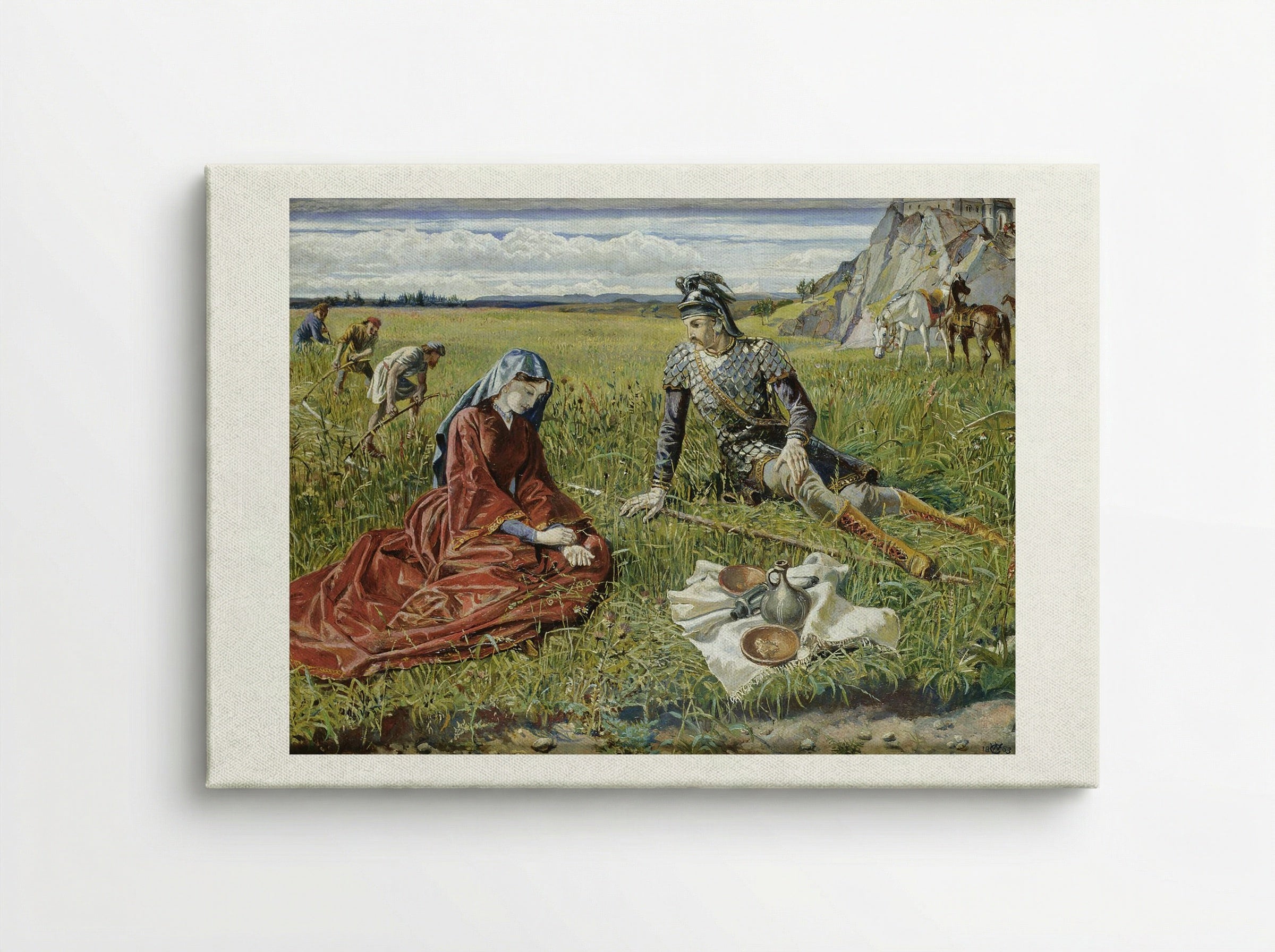 Ruth and Boaz - Julius Schnorr von Carolsfeld - Canvas