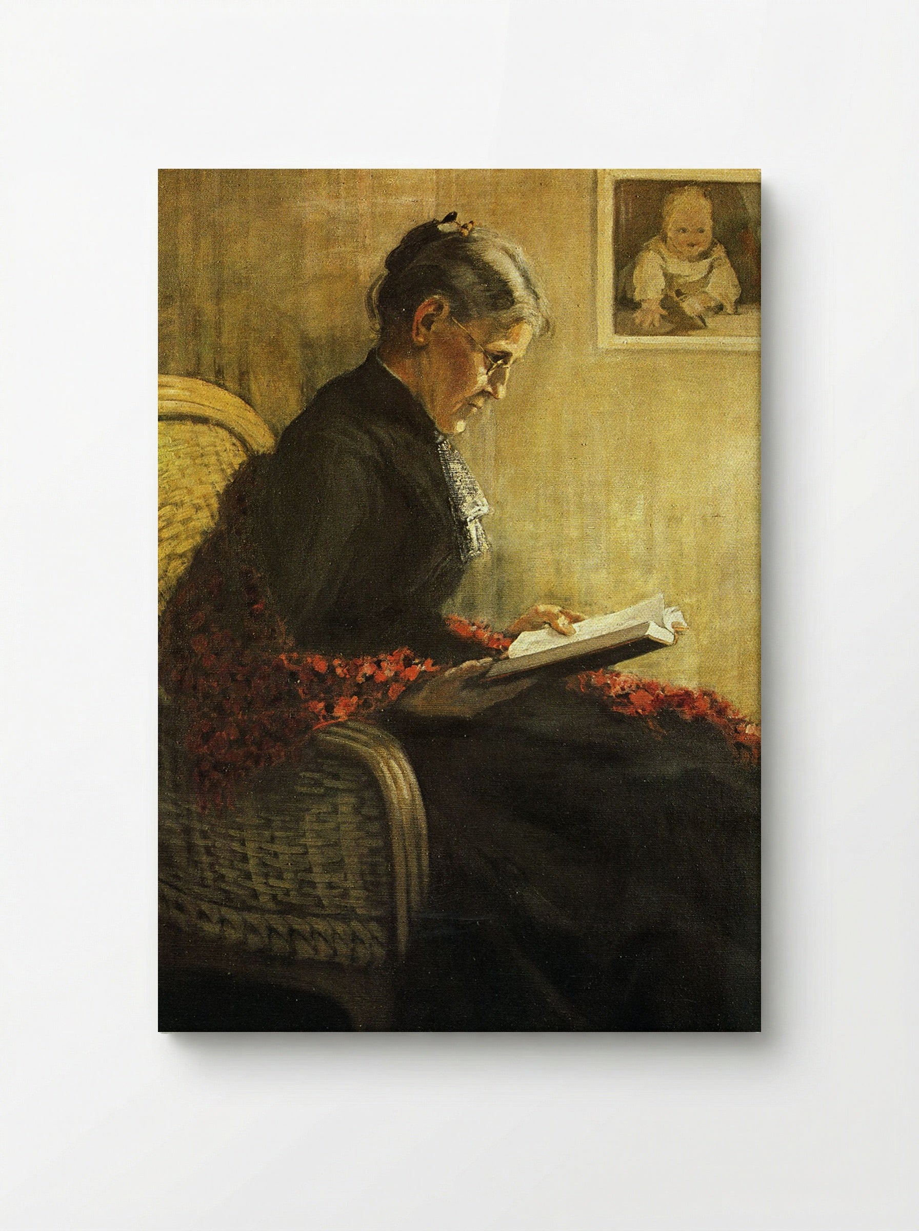 Arrangement in Grey and Black, Portrait of the Artist's Mother - James Abbott McNeill Whistler - Canvas