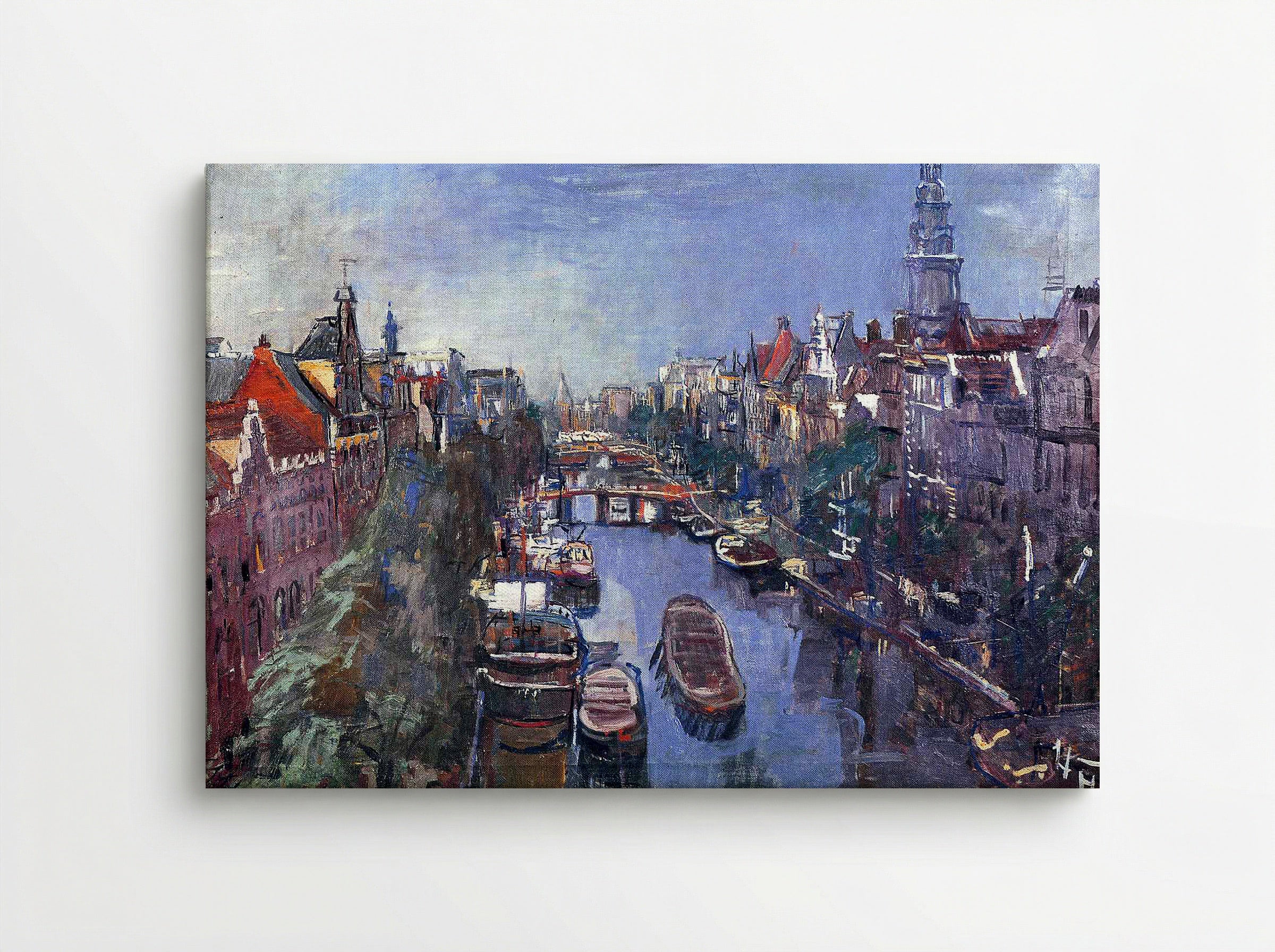 Amsterdam Canal View - Isaac Israëls - Canvas