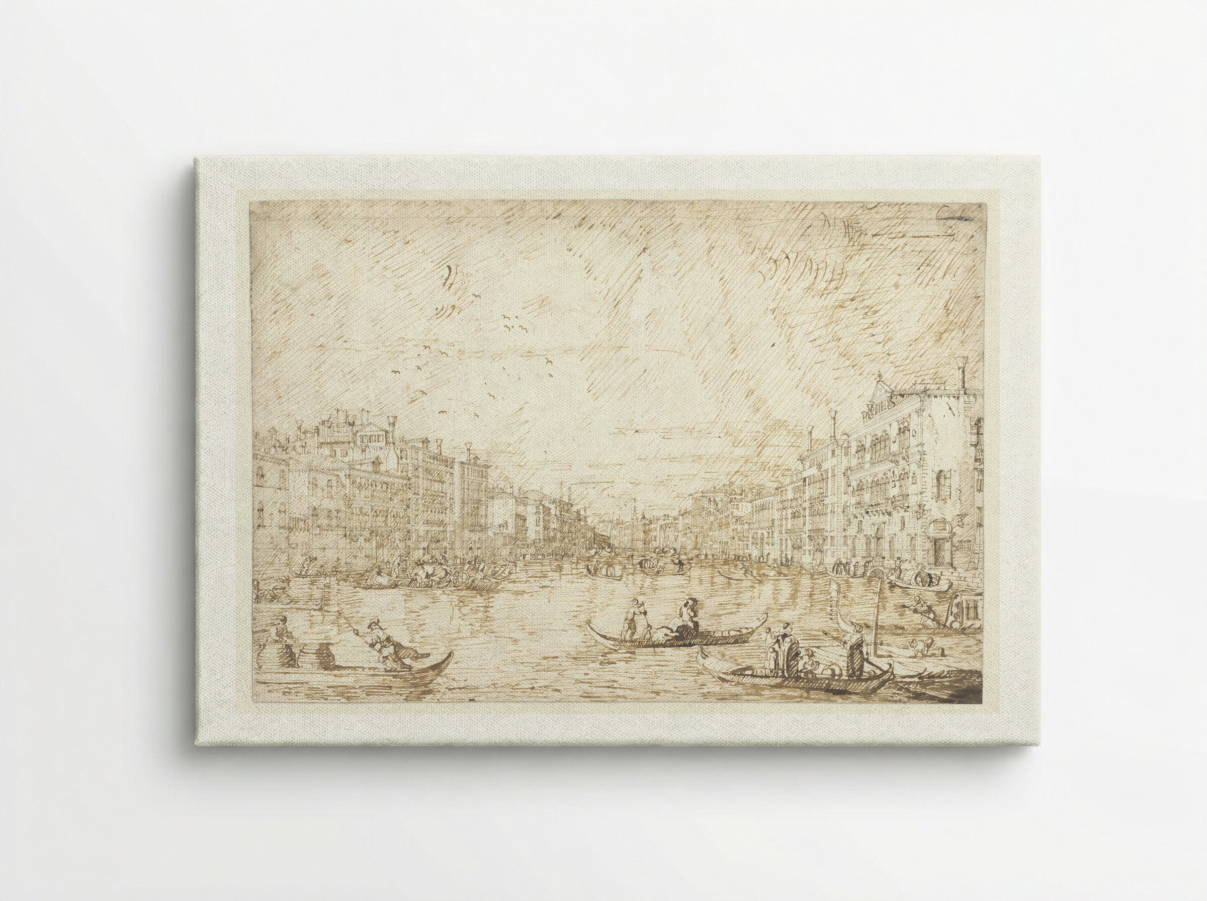 The Grand Canal, Venice - Canaletto - Canvas