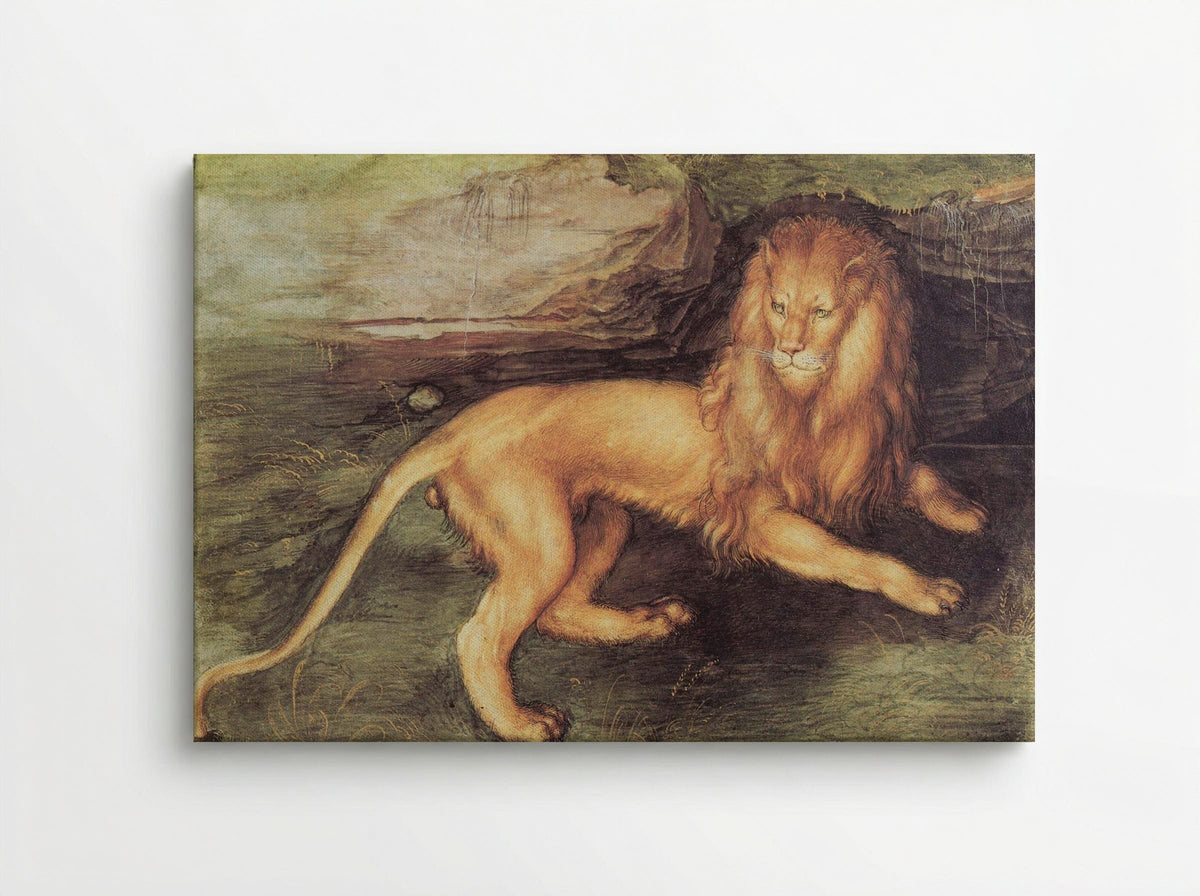 Study of a Lion - Leonardo da Vinci - Canvas