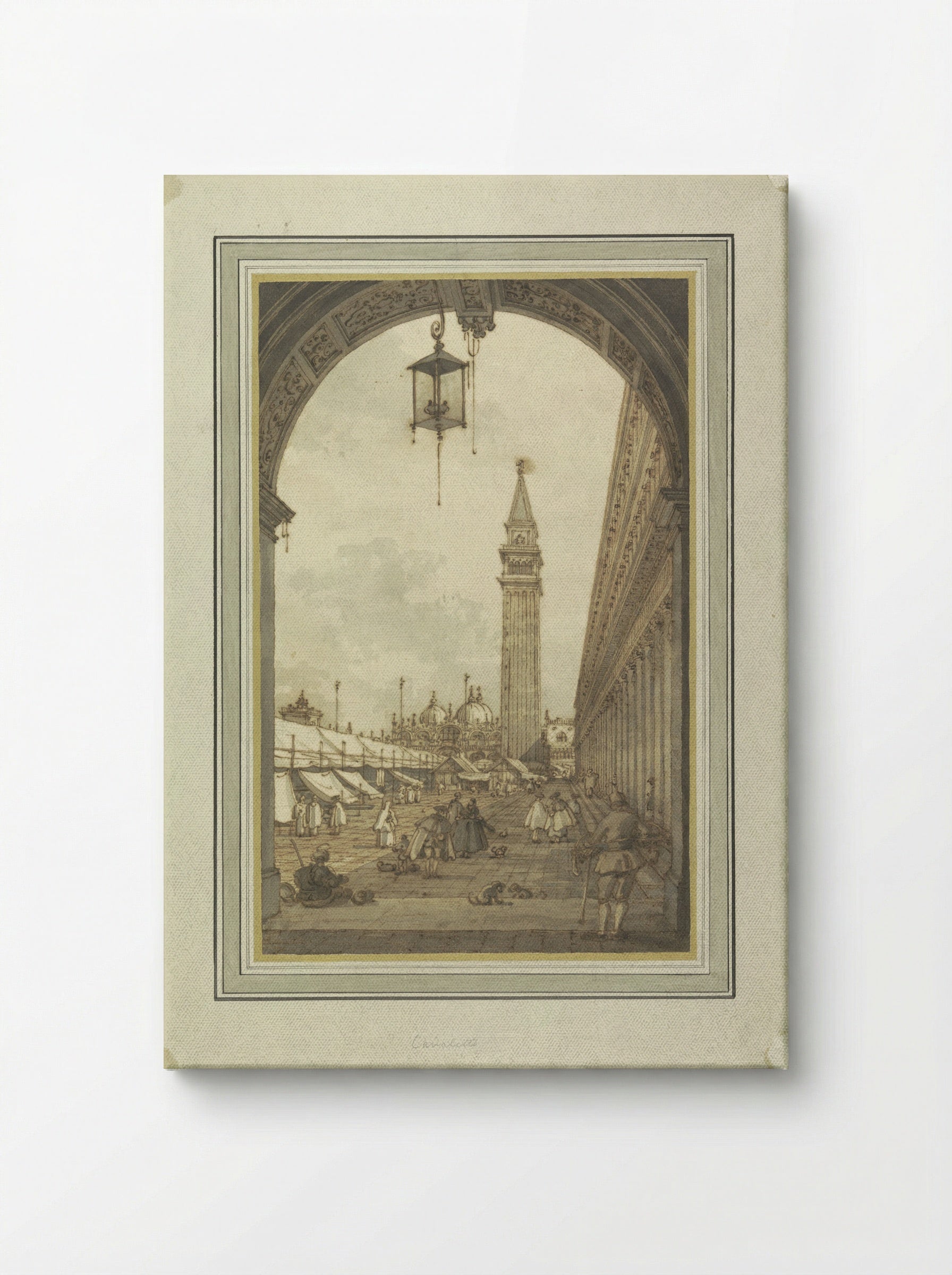Piazza San Marco, Venice, Seen from the Southwest - Canaletto - Canvas