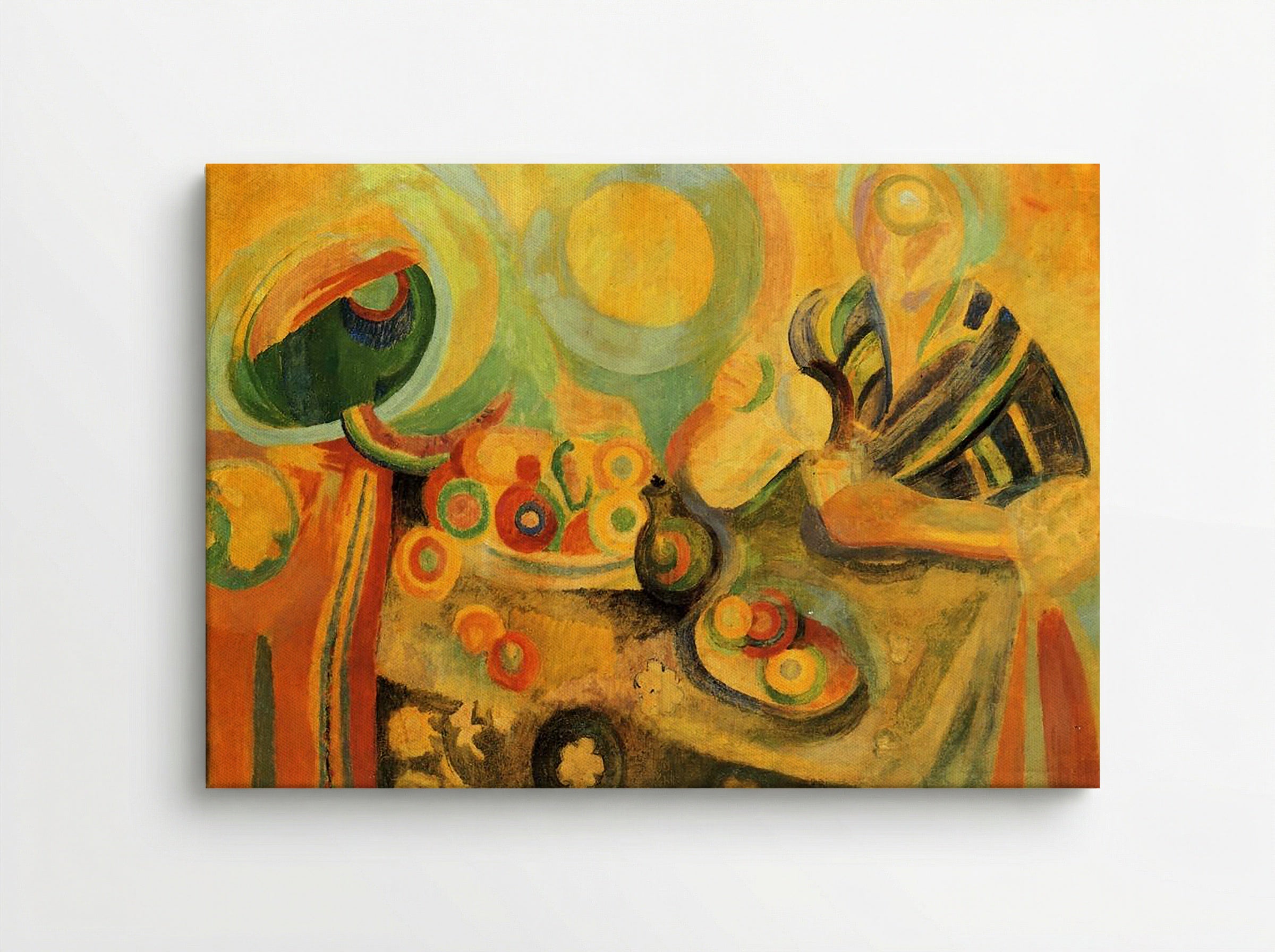 Still Life with Watermelon - Natalia Goncharova - Canvas