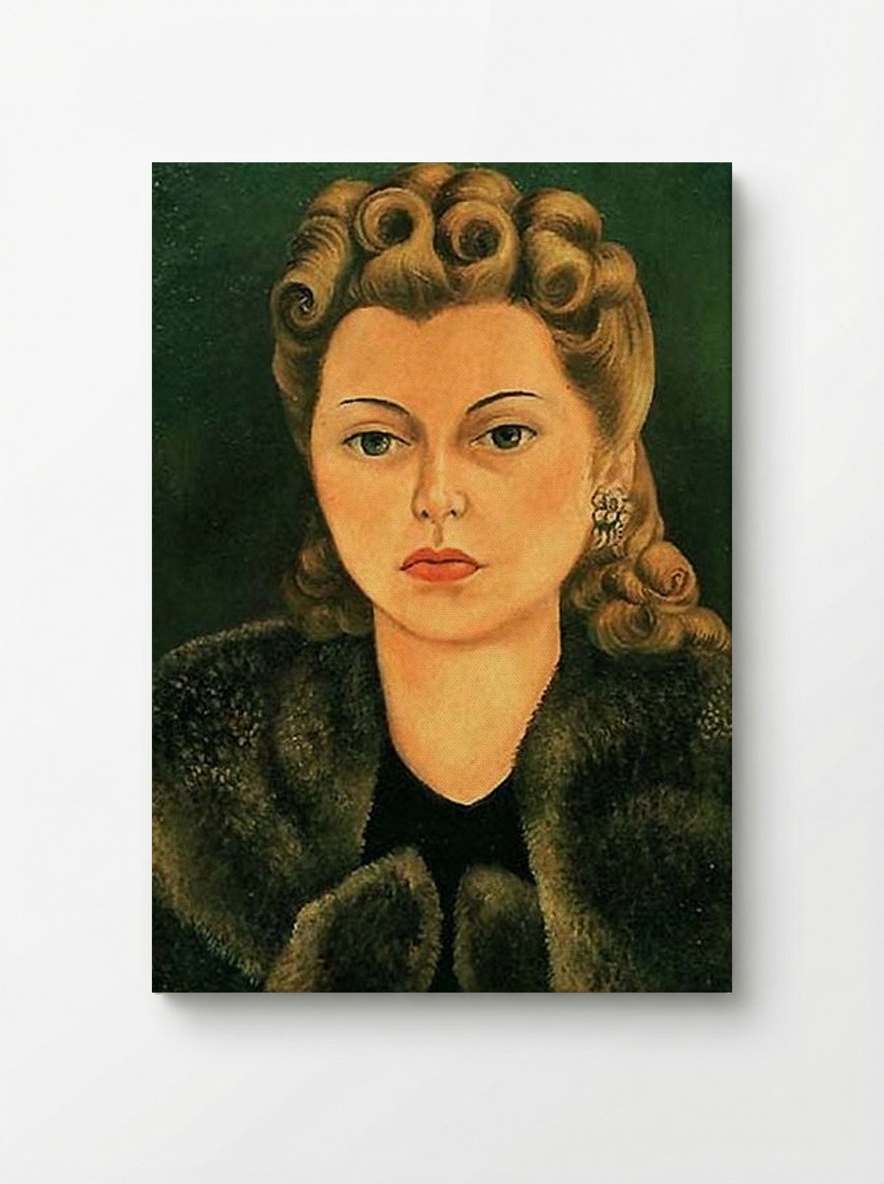 Portrait of Natasha Gelman - Diego Rivera - Canvas