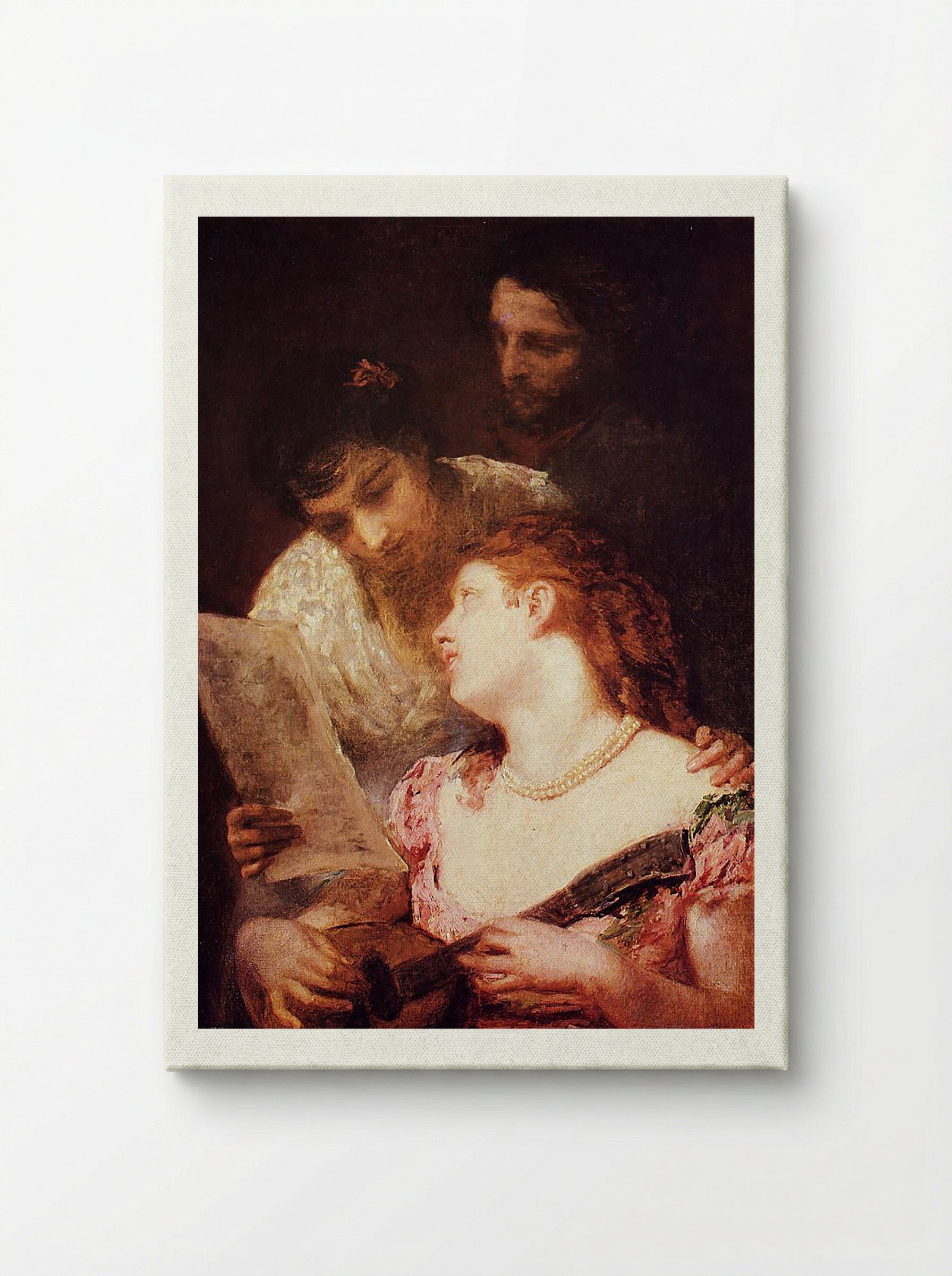 A Musical Party - Ford Madox Brown - Canvas