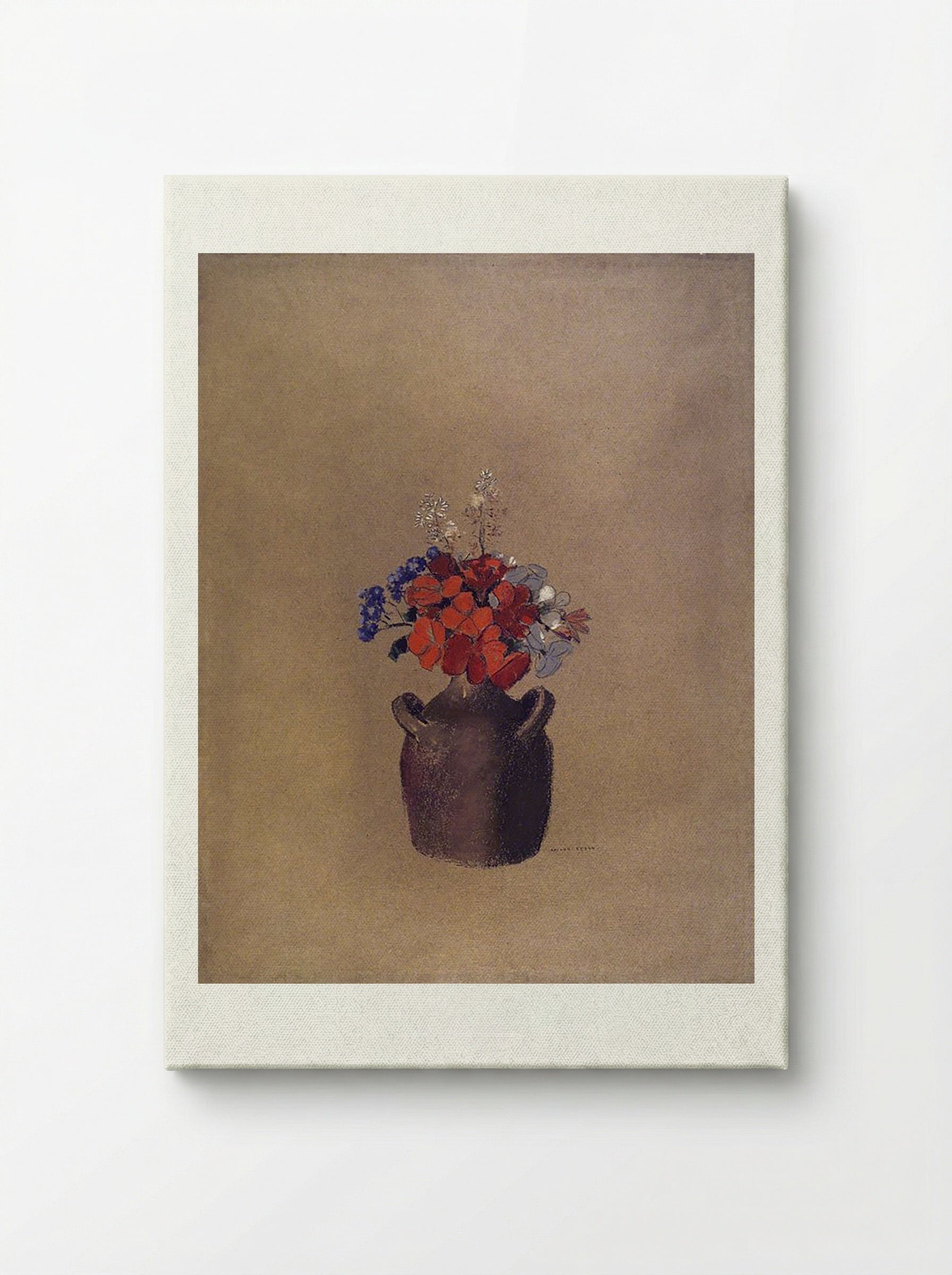 Flowers in a Vase - Odilon Redon - Canvas