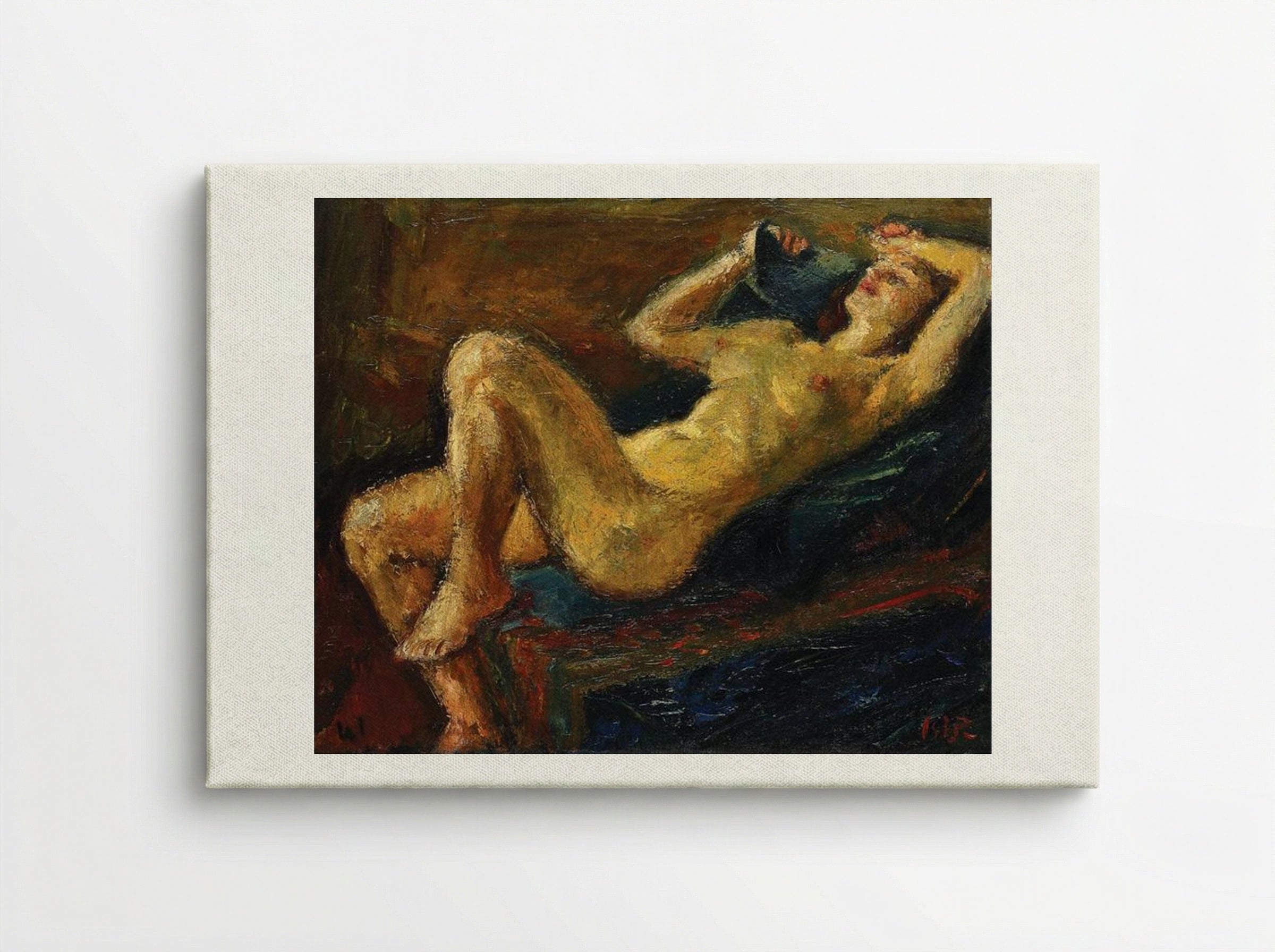 Laid Back Nude - Iosif Iser - Canvas
