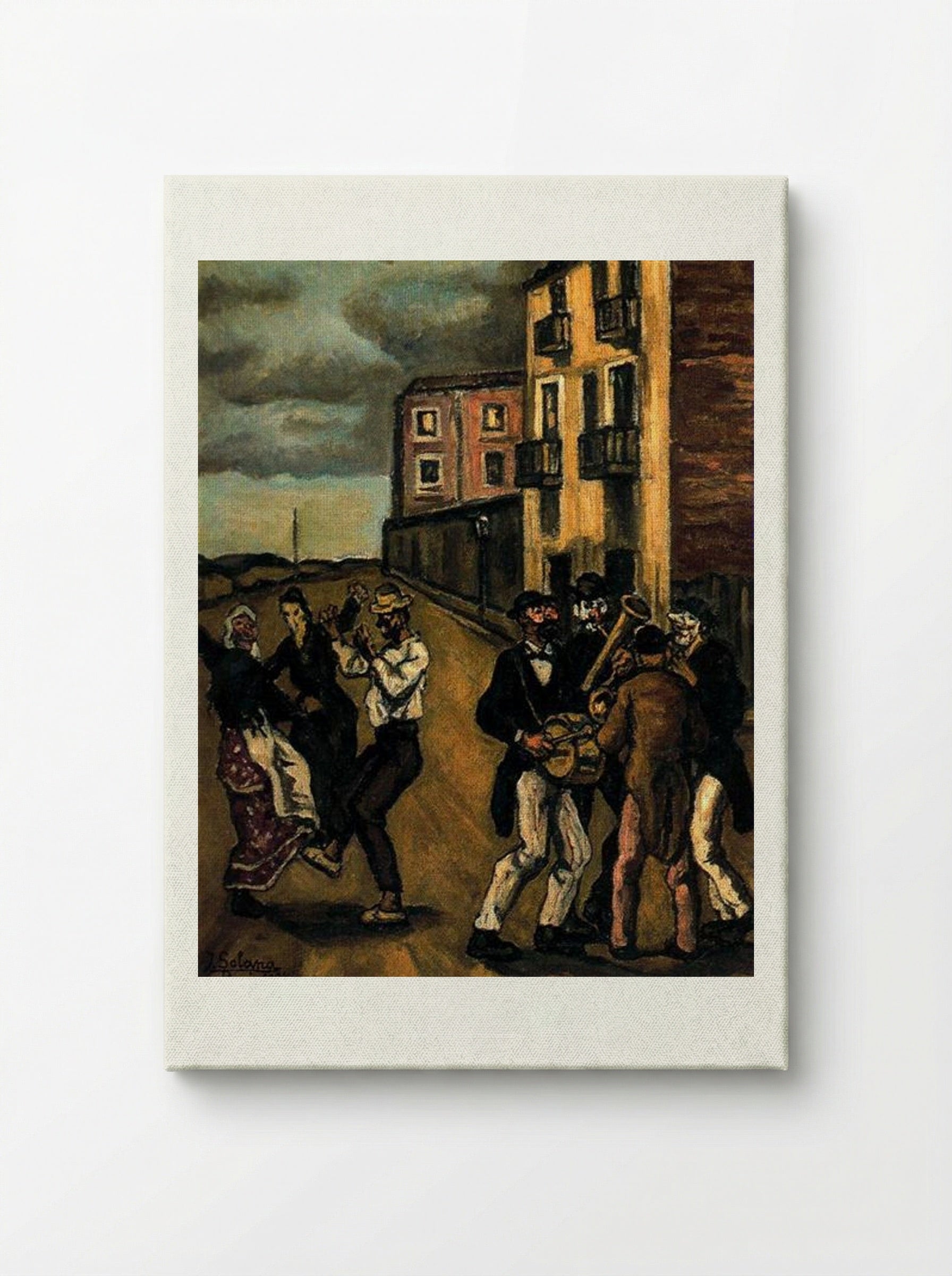 Masks - José Gutiérrez Solana - Canvas