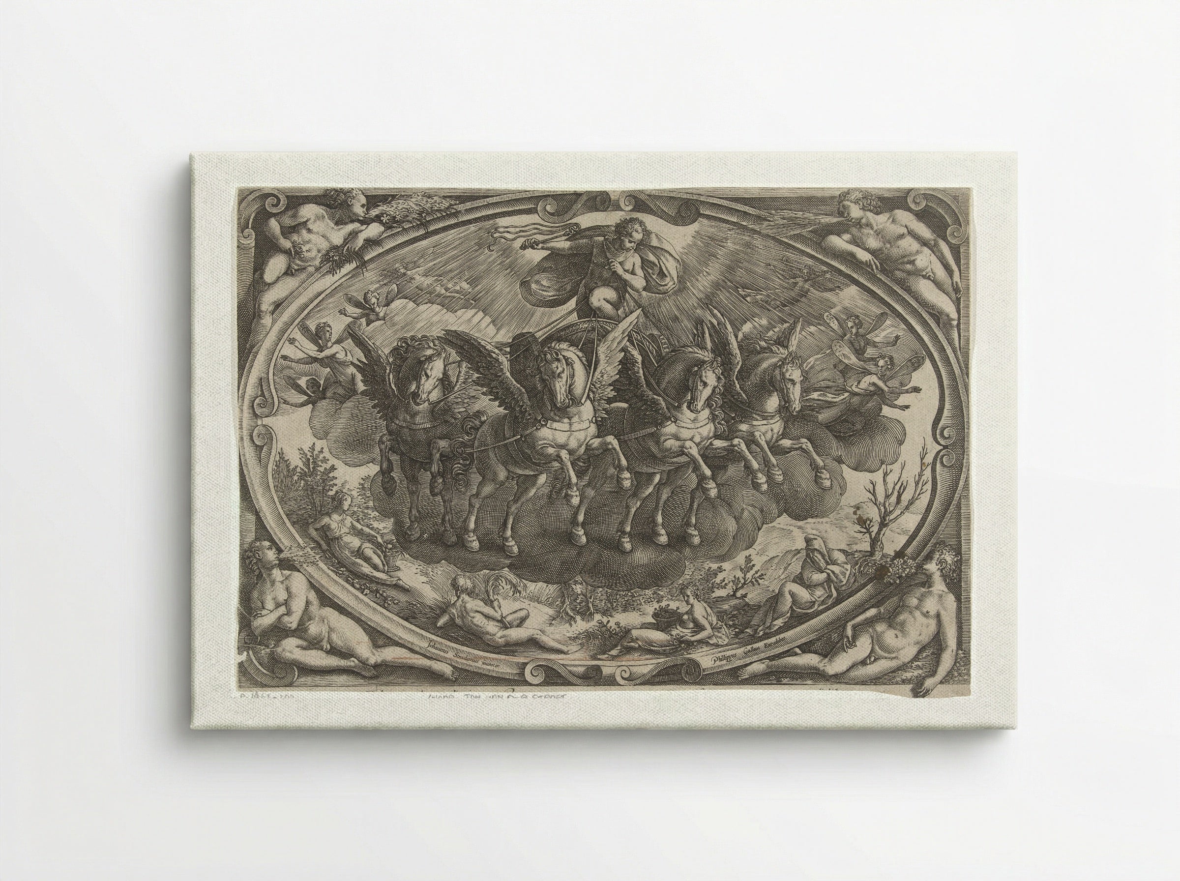 Apollo in the Sun Chariot - Philips Galle - Canvas