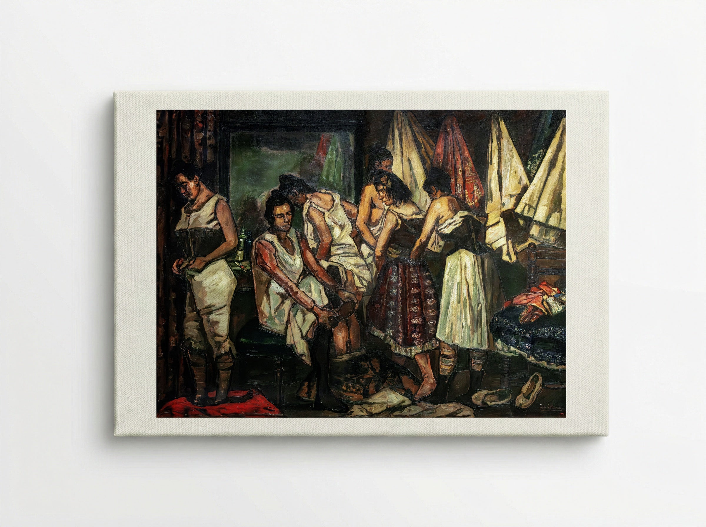 Dressing Room - José Gutiérrez Solana - Canvas