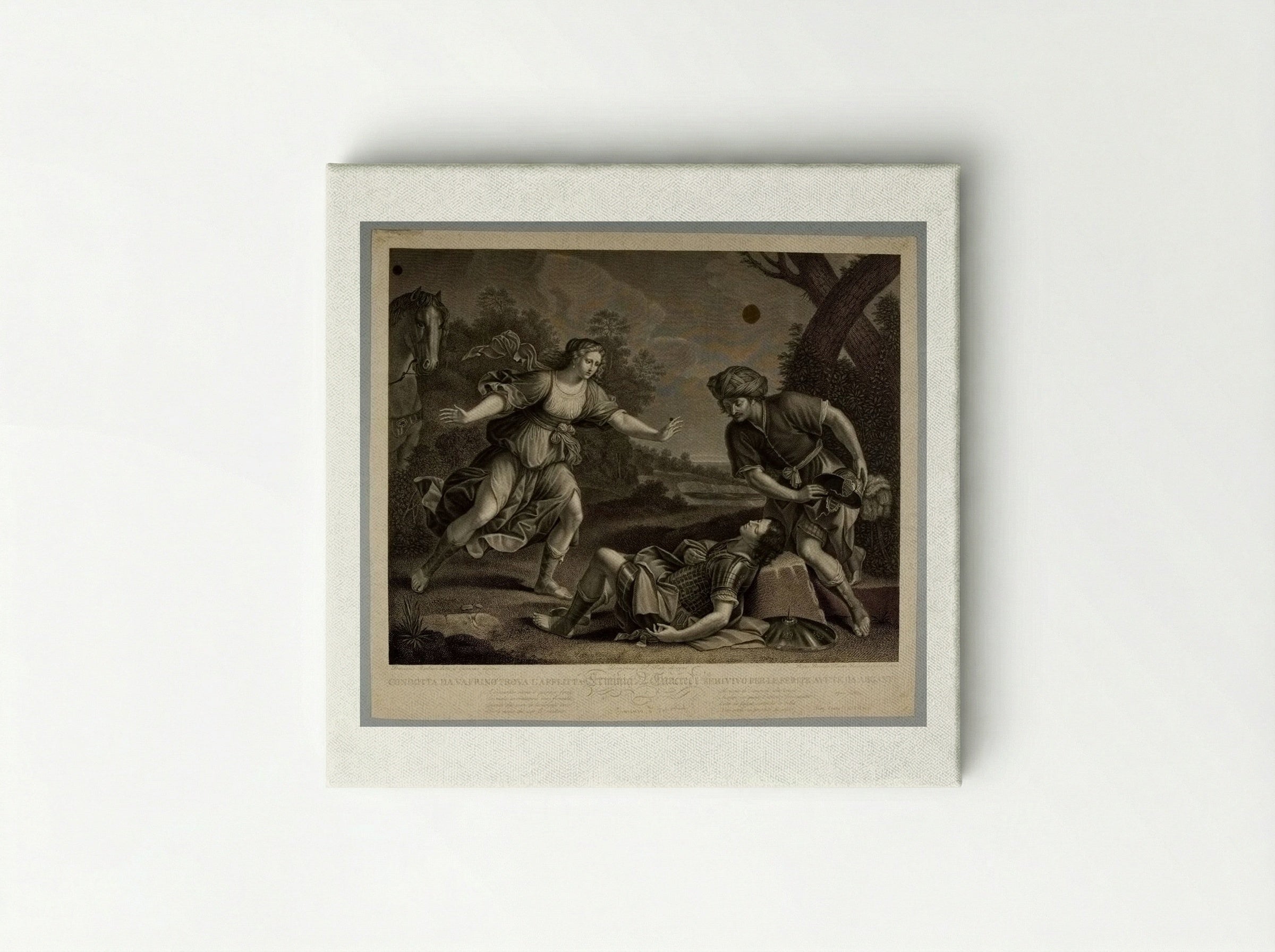 Tancred and Erminia - Pietro Bonato - Canvas
