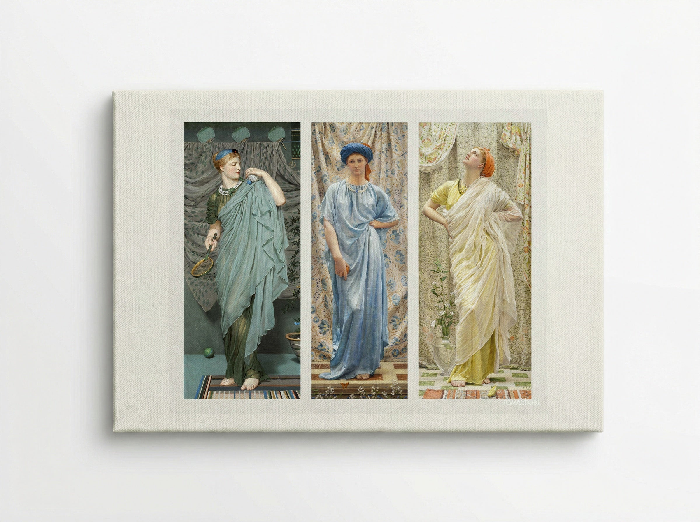 Battledore - Albert Joseph Moore - Canvas