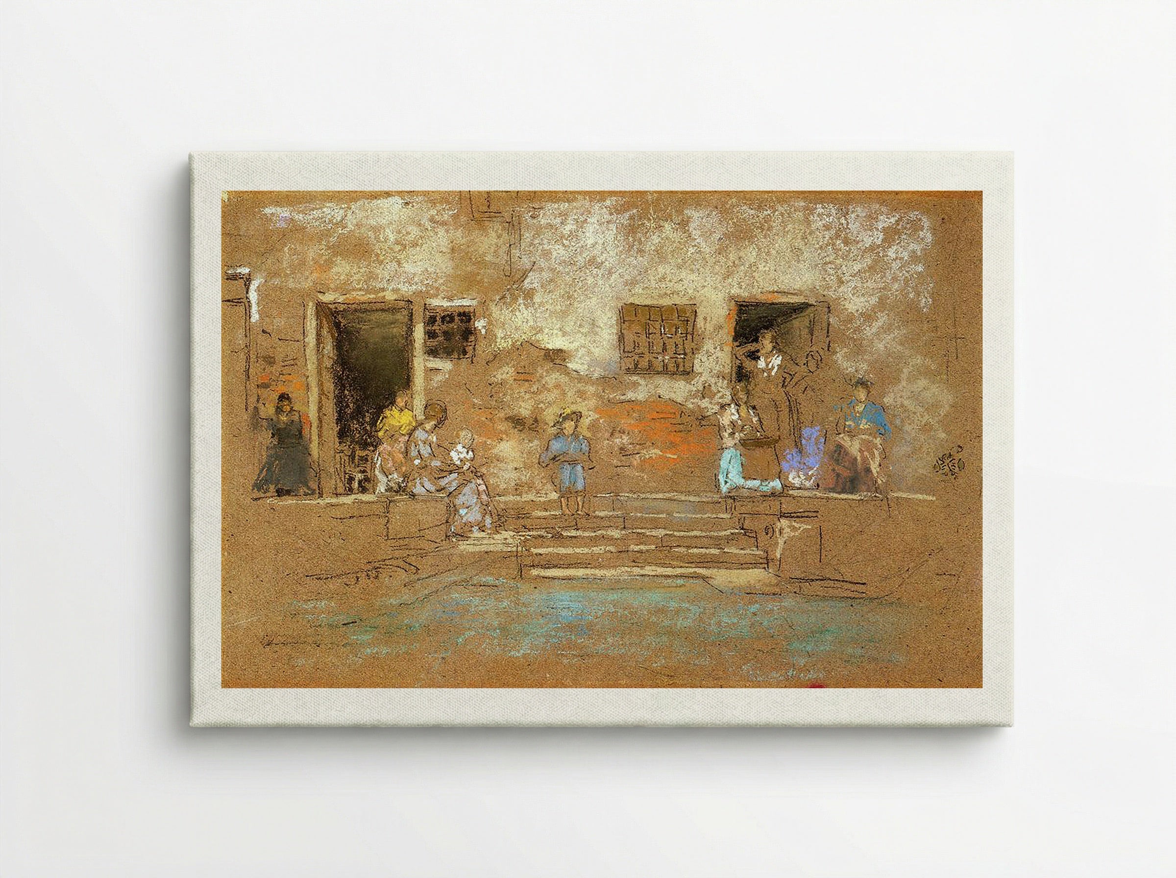 The Steps - Edgar Degas - Canvas