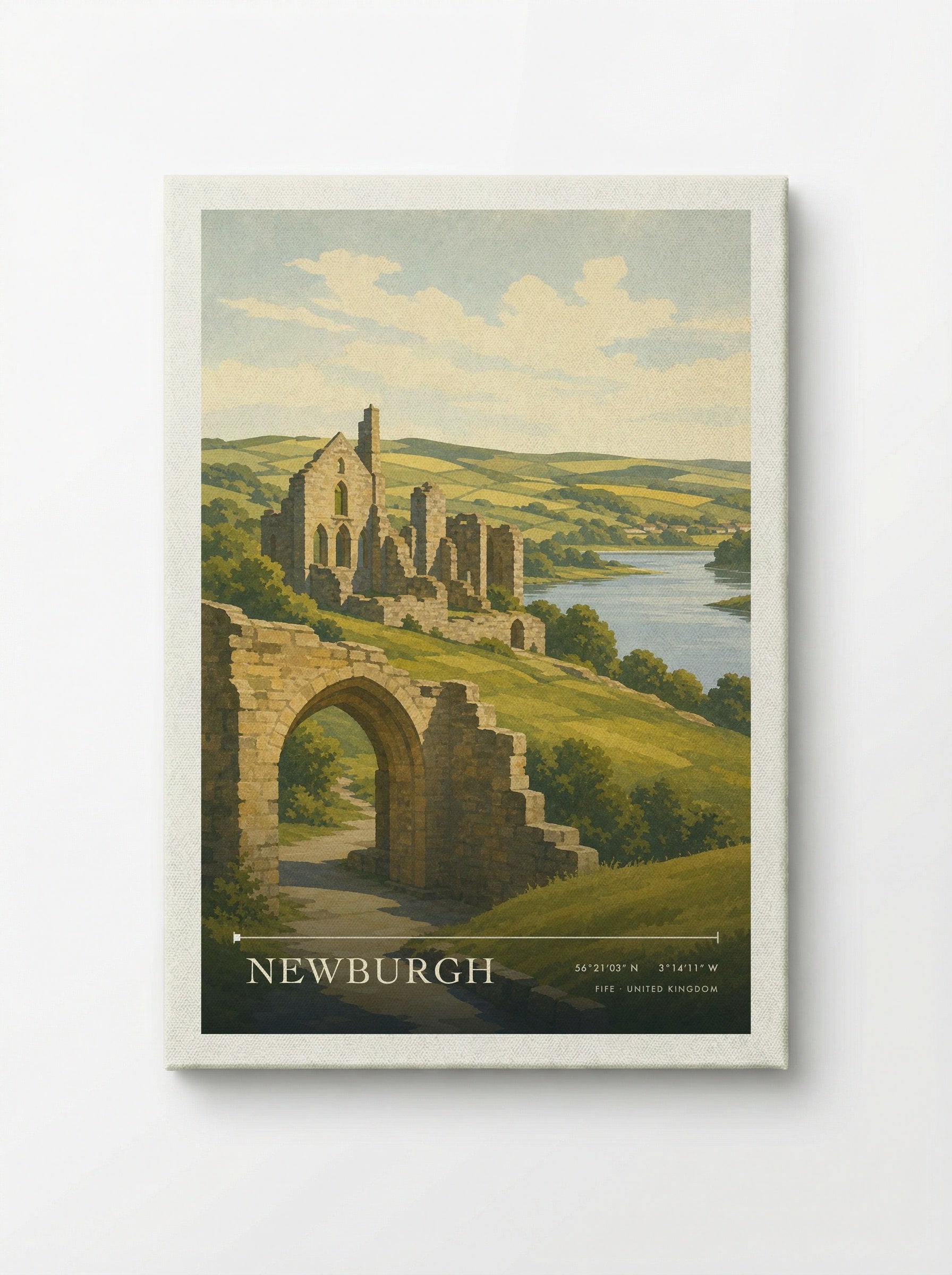 Newburgh Fife United Kingdom Travel Poster - Canvas