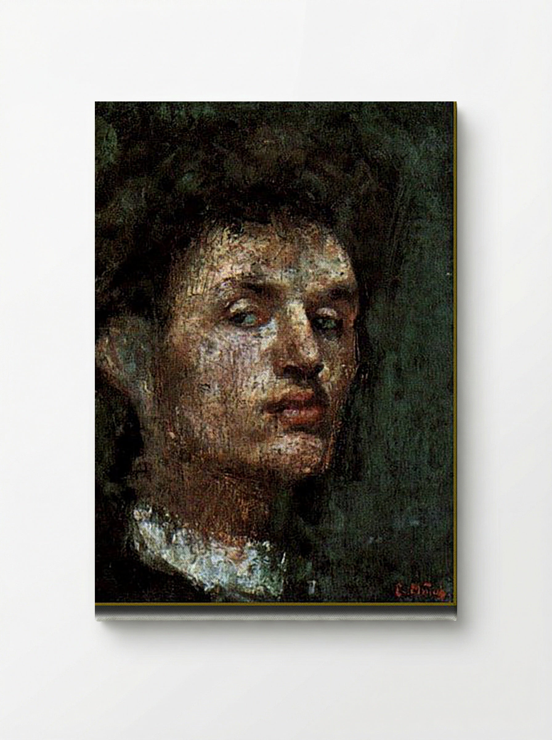 Self-Portrait Dedicated to Anquetin - Émile Bernard - Canvas