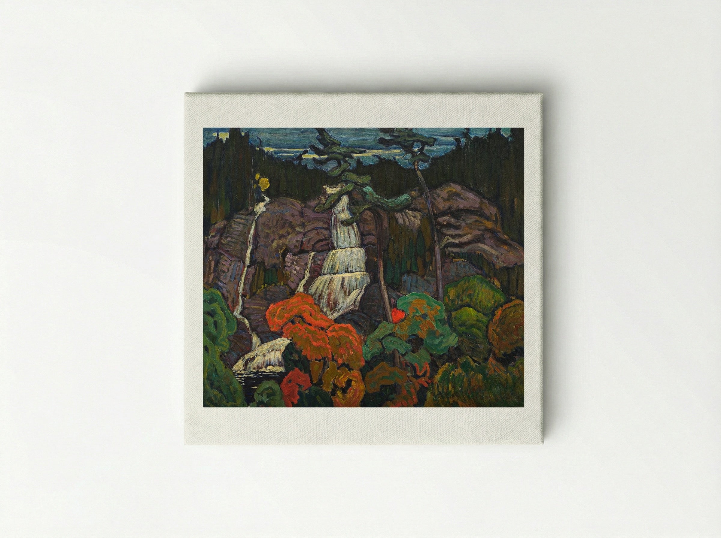 Algoma Waterfall - J. E. H. MacDonald - Canvas