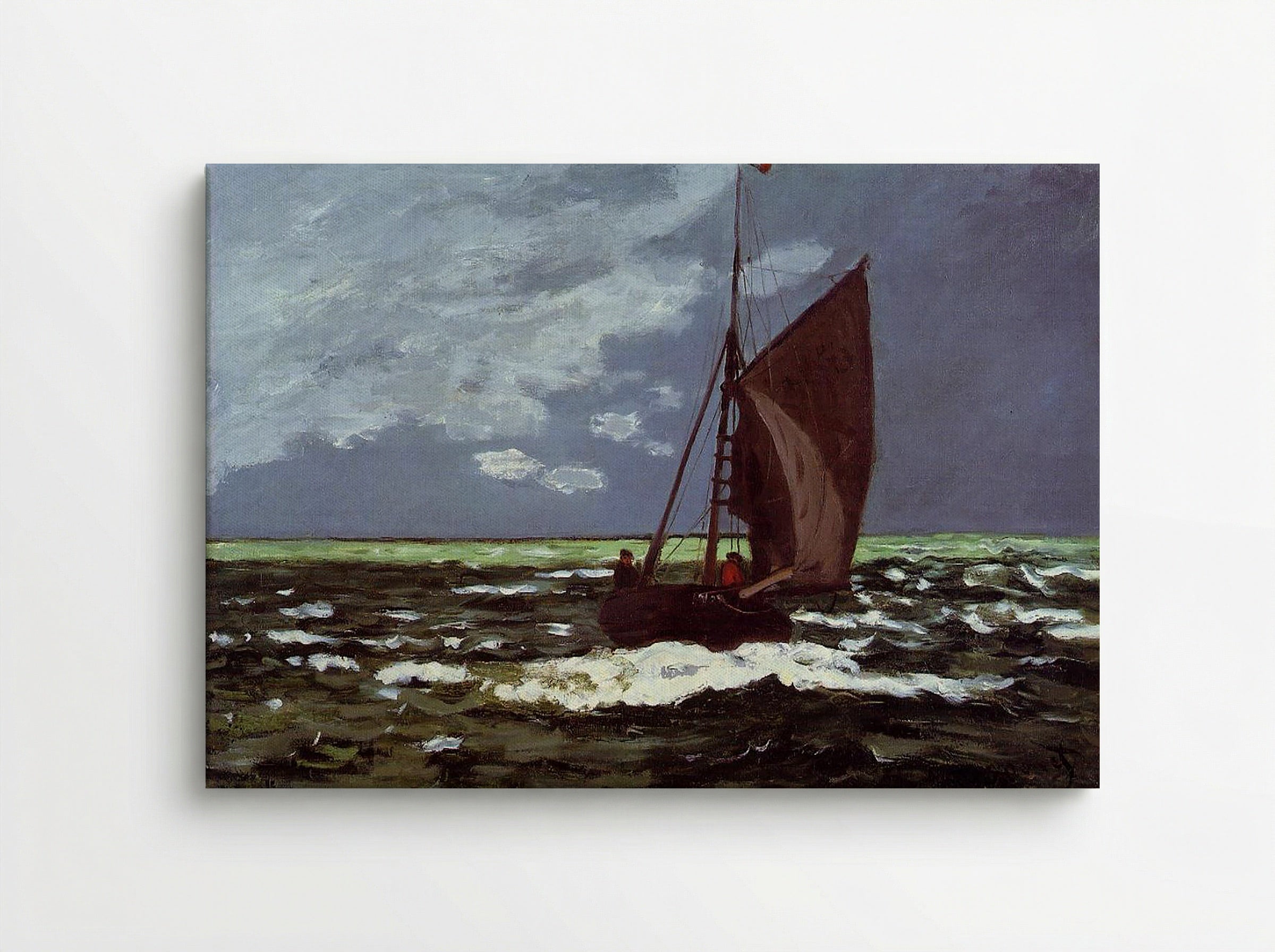 Stormy Seascape - Eugène Boudin - Canvas