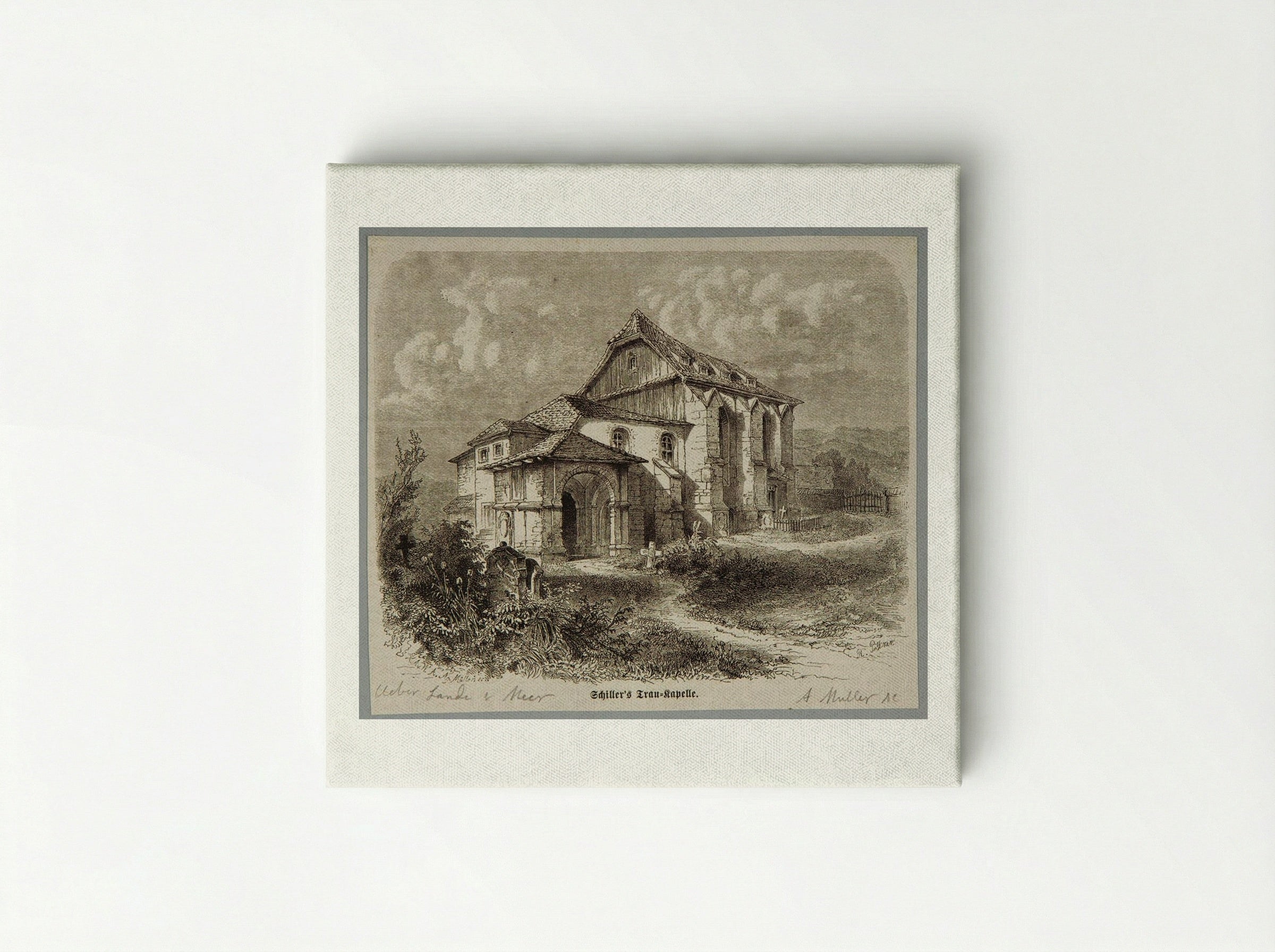 Schiller's Trau-Kapelle - A. Müller - Canvas