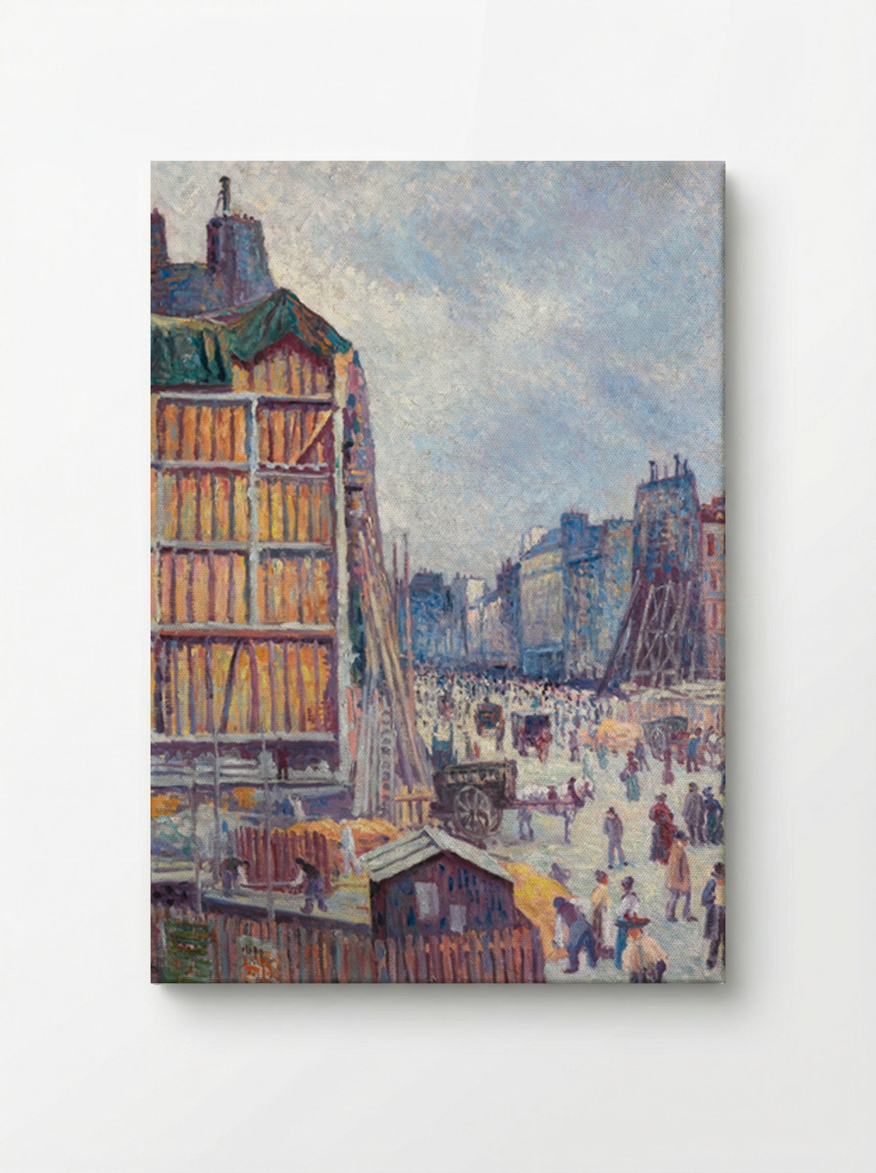 La Rue Réaumur - Maximilien Luce - Canvas