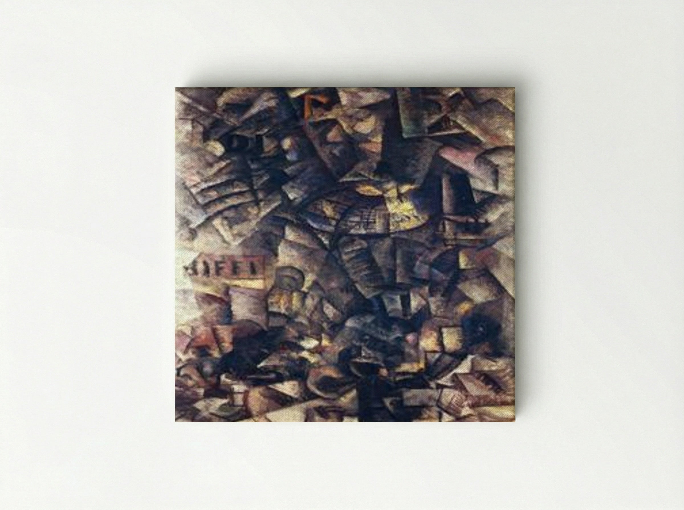 Galleria in Milan - Carlo Carrà - Canvas