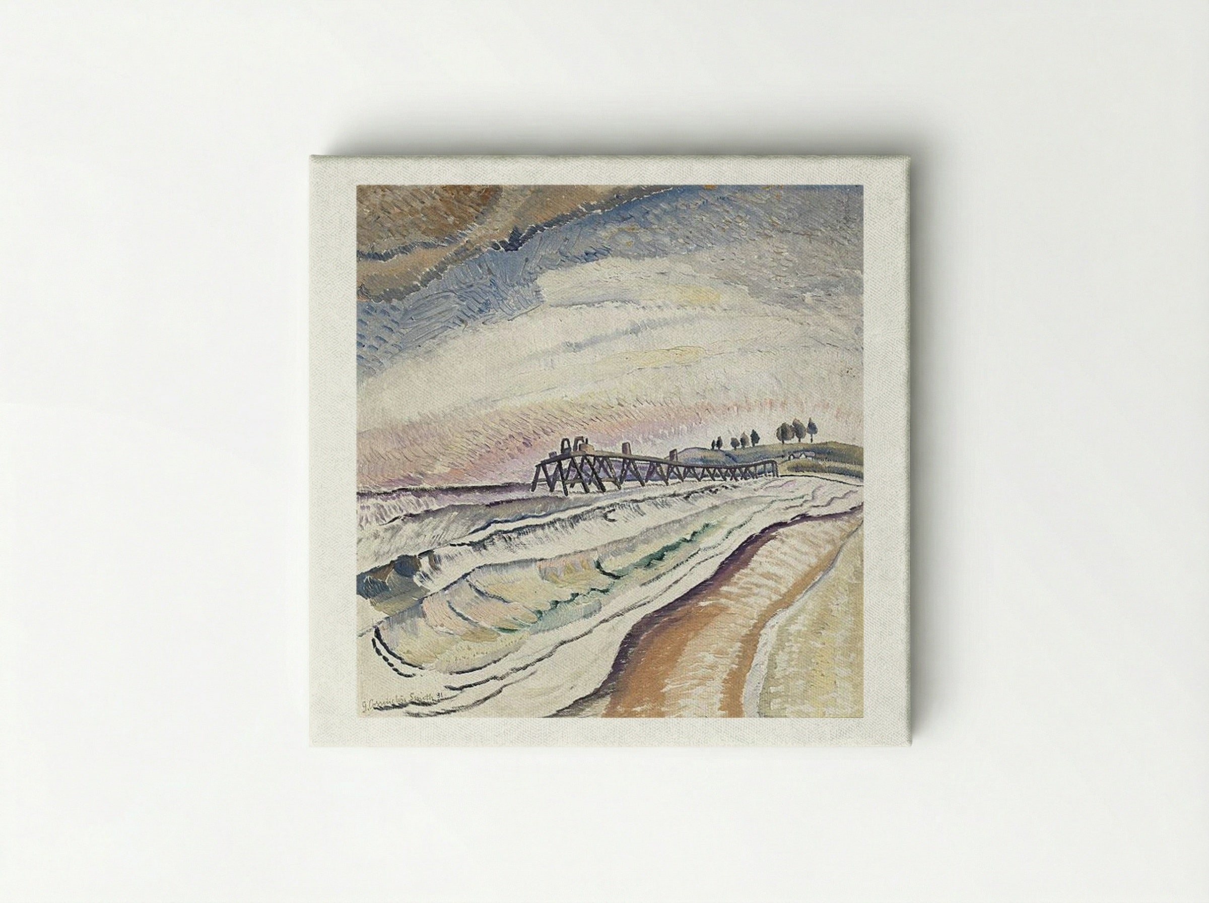Bulli Pier, South Coast - Grace Cossington Smith - Canvas