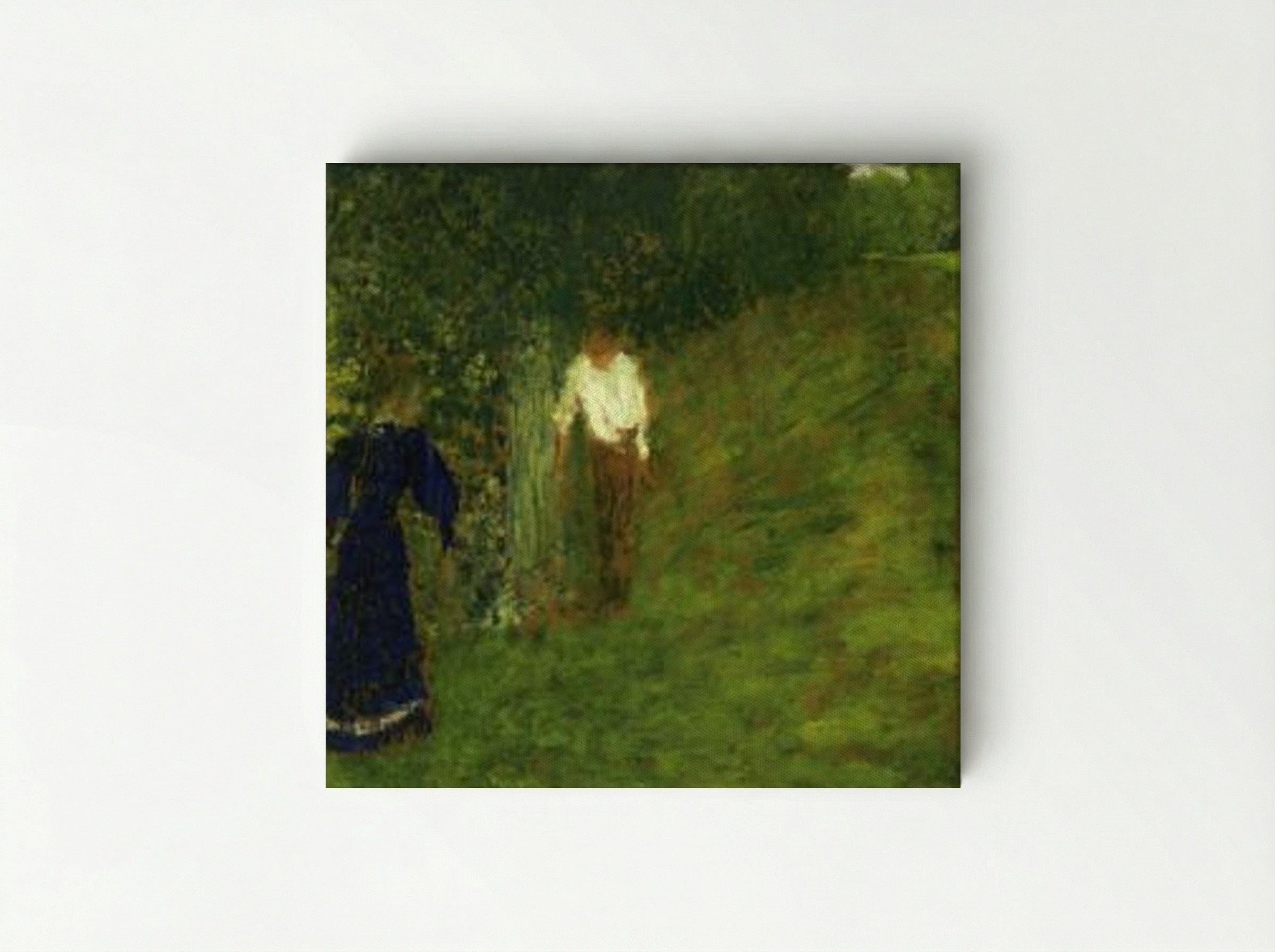 Man and Woman beneath a Tree - Édouard Vuillard - Canvas