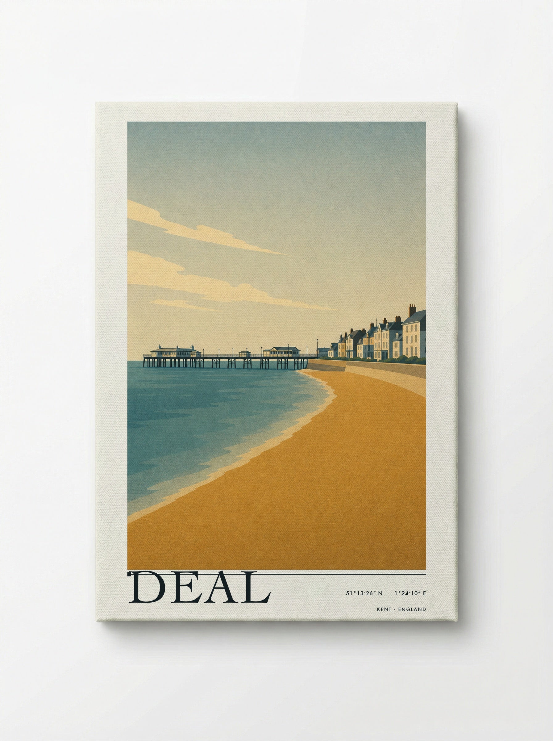Deal Travel Poster - Canvas