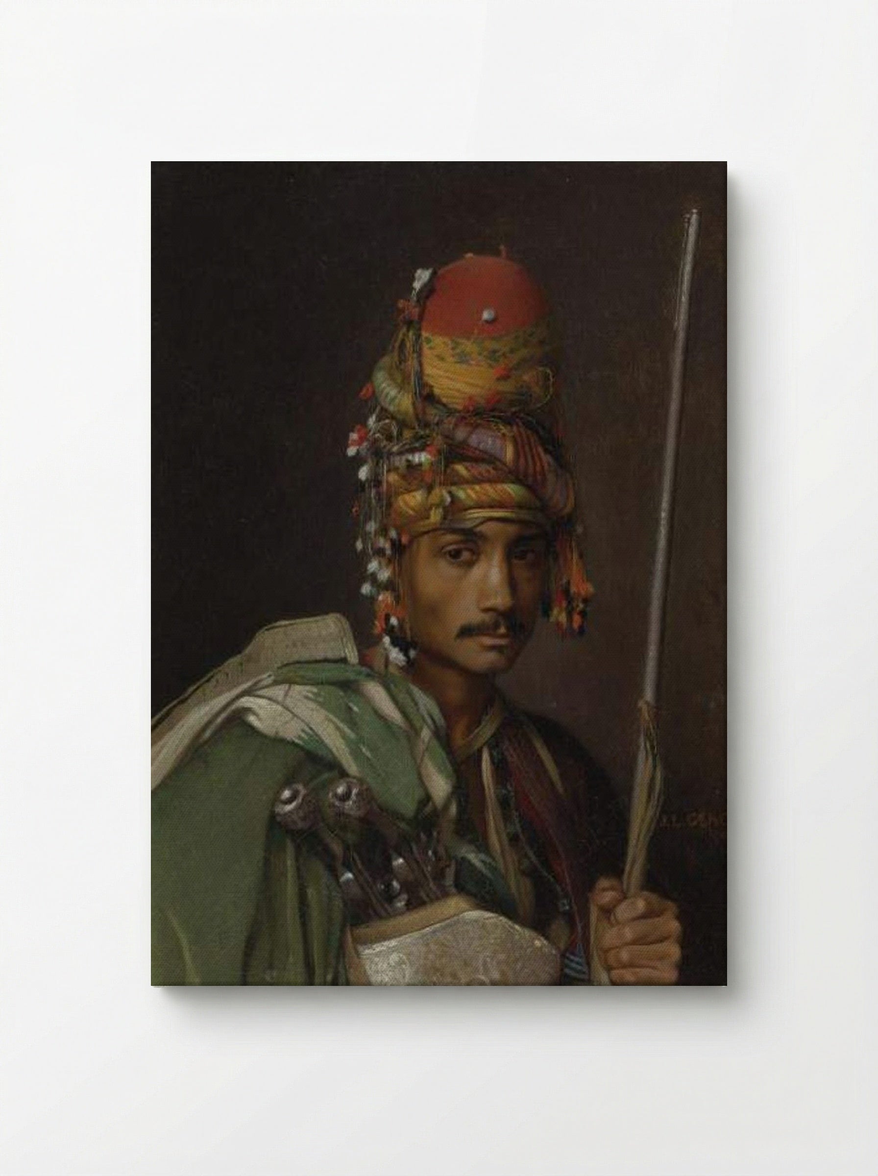 A Bashi Bazouk - Jean-Léon Gérôme - Canvas