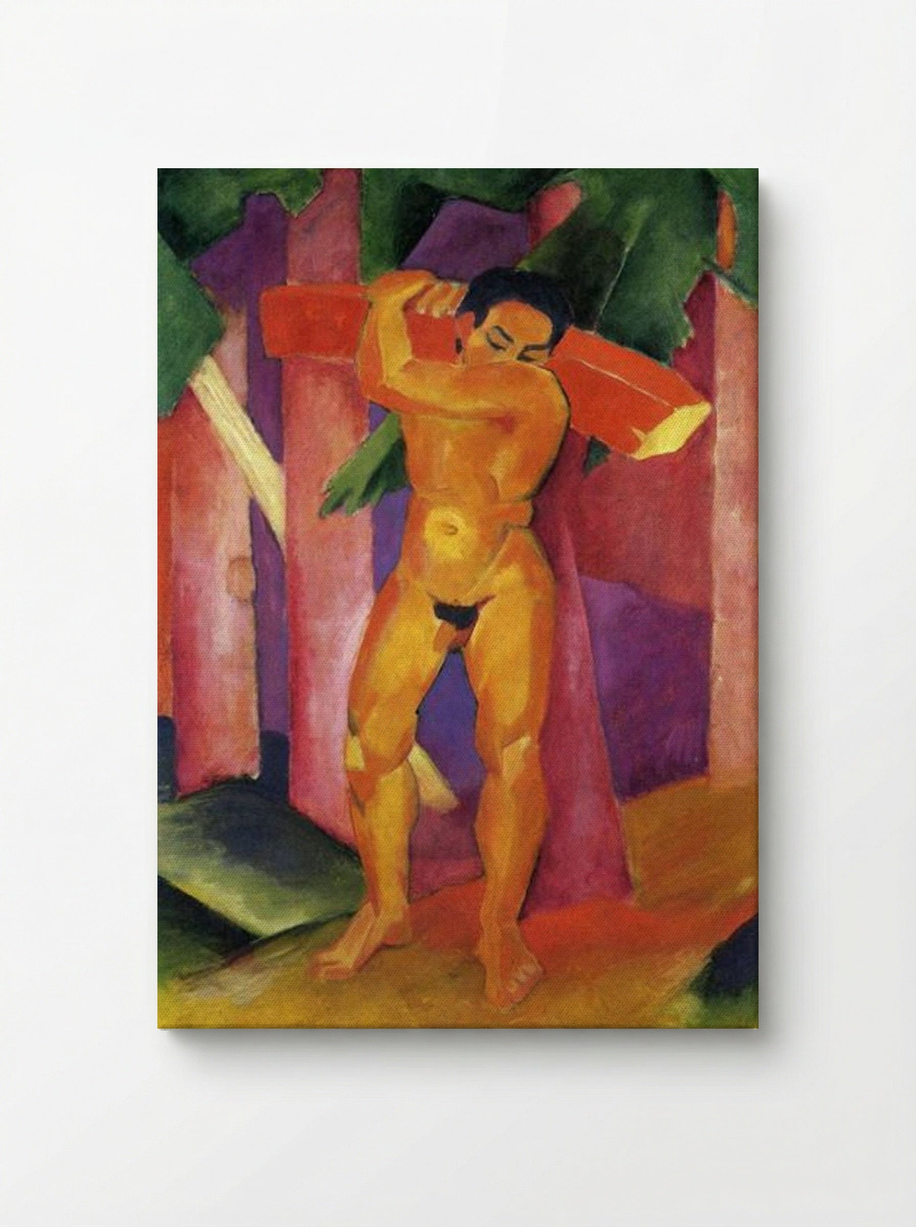 Woodcutter - Franz Marc - Canvas