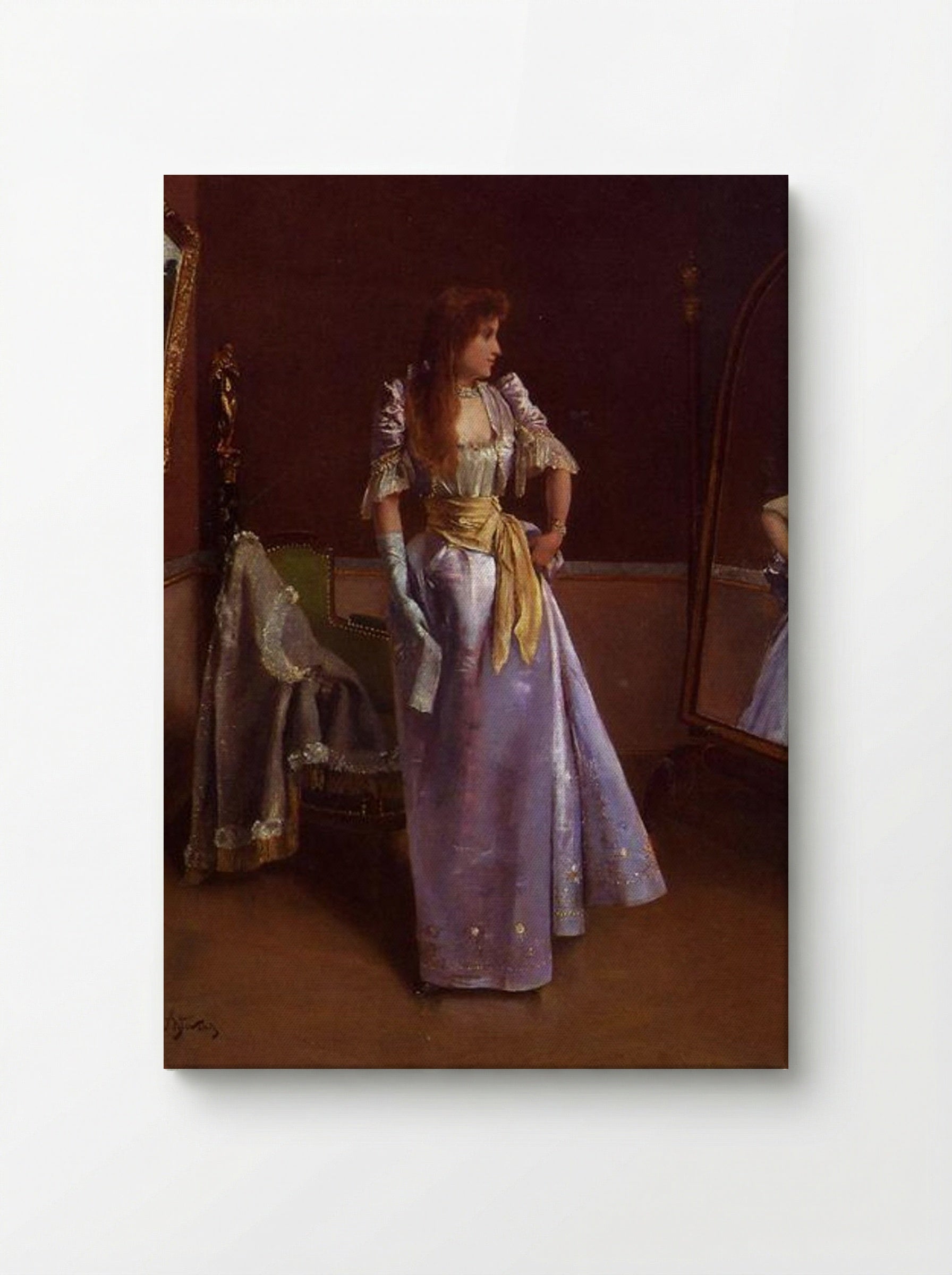 Ready for the Ball - Alfred Stevens - Canvas