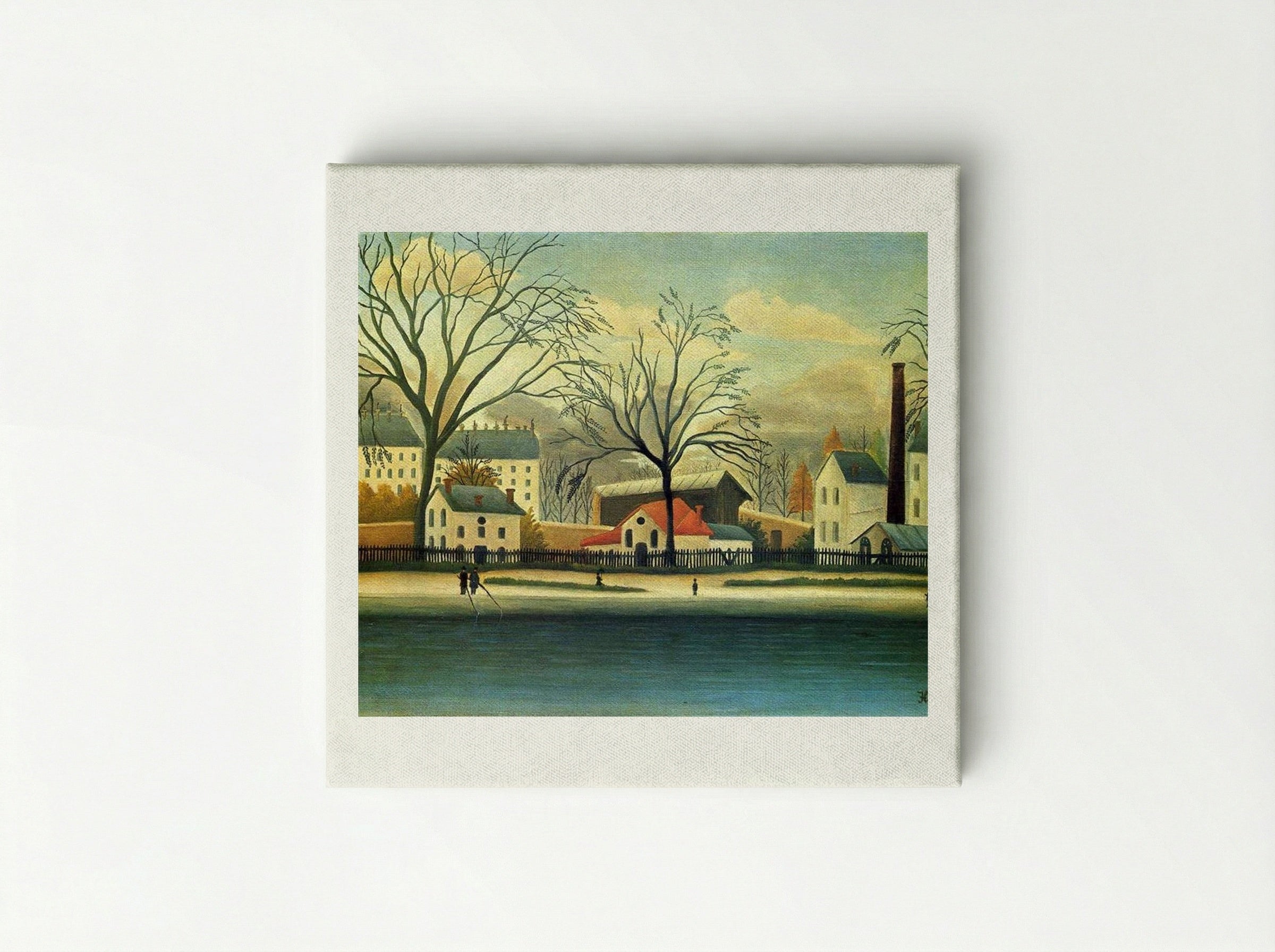 Suburban Scene - Henri Rousseau - Canvas