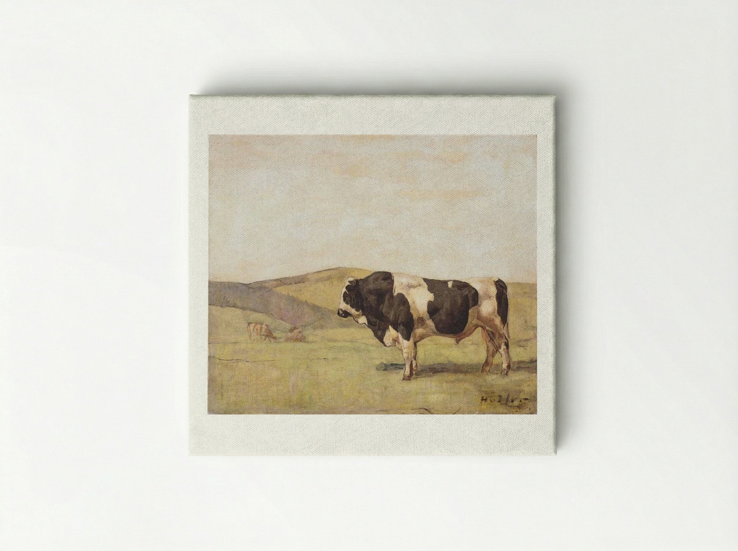 The Bull - Ferdinand Hodler - Canvas