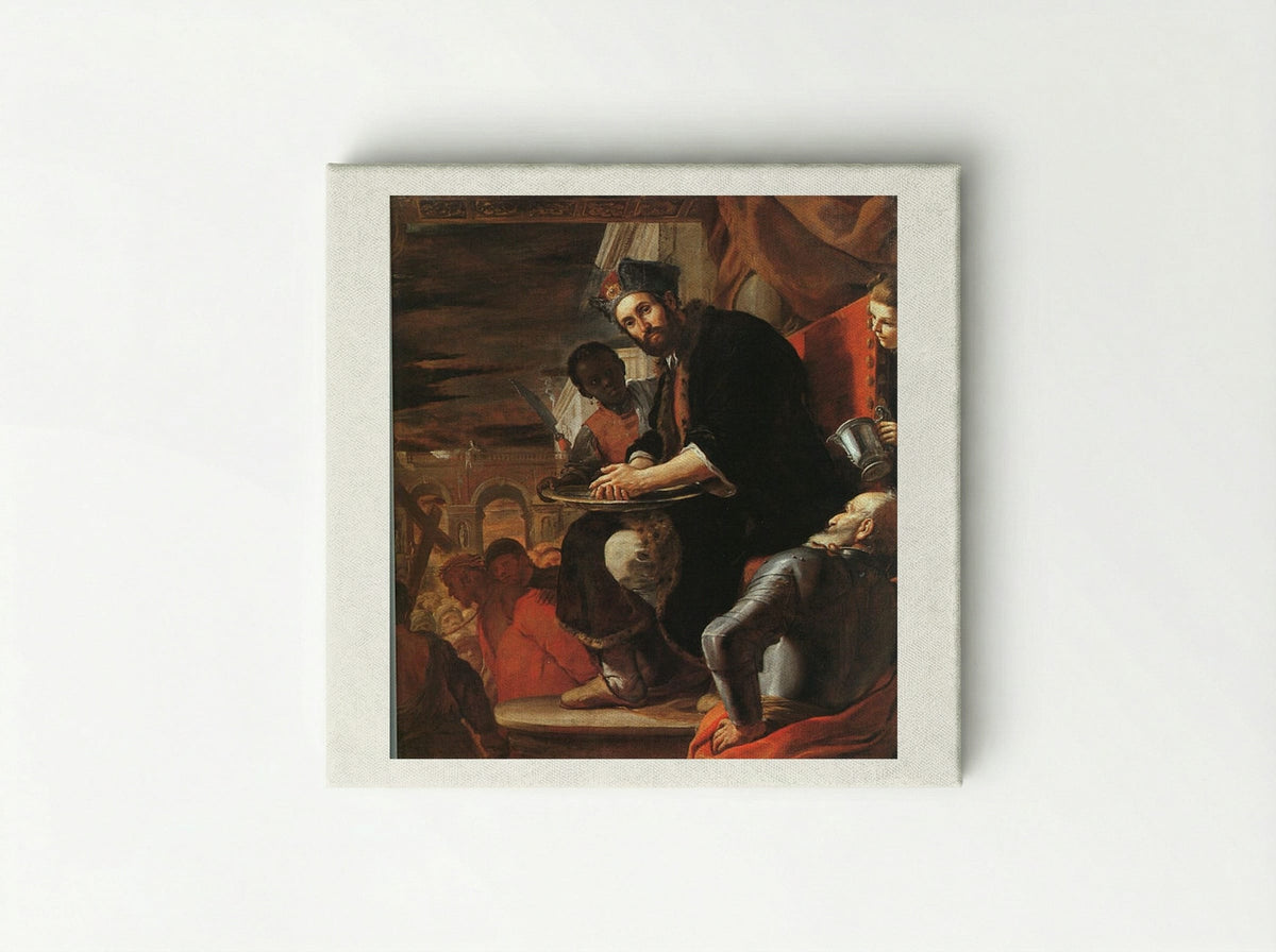 Pilate Washing His Hands - Mattia Preti - Canvas