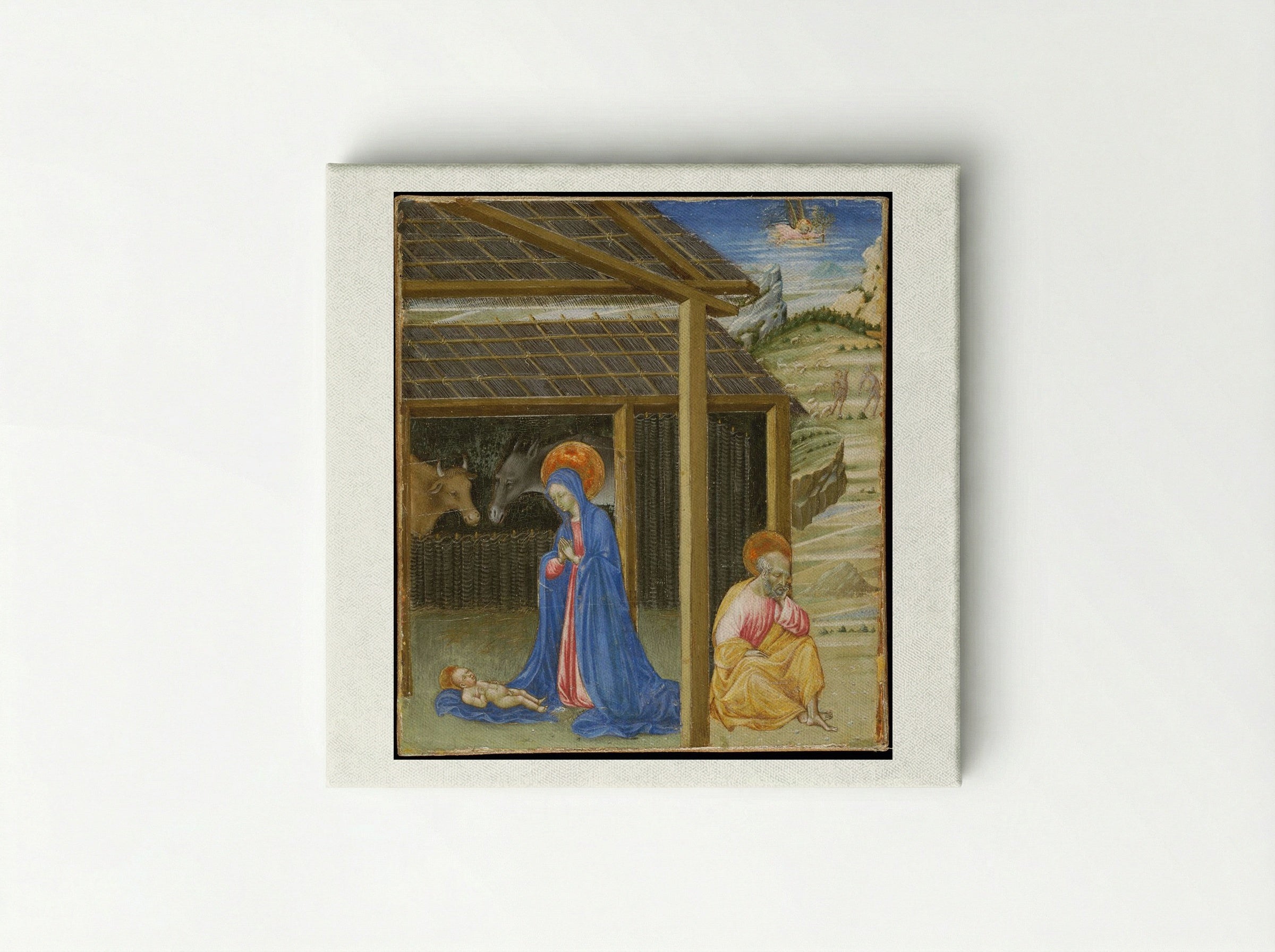 The Nativity - Giovanni di Paolo - Canvas