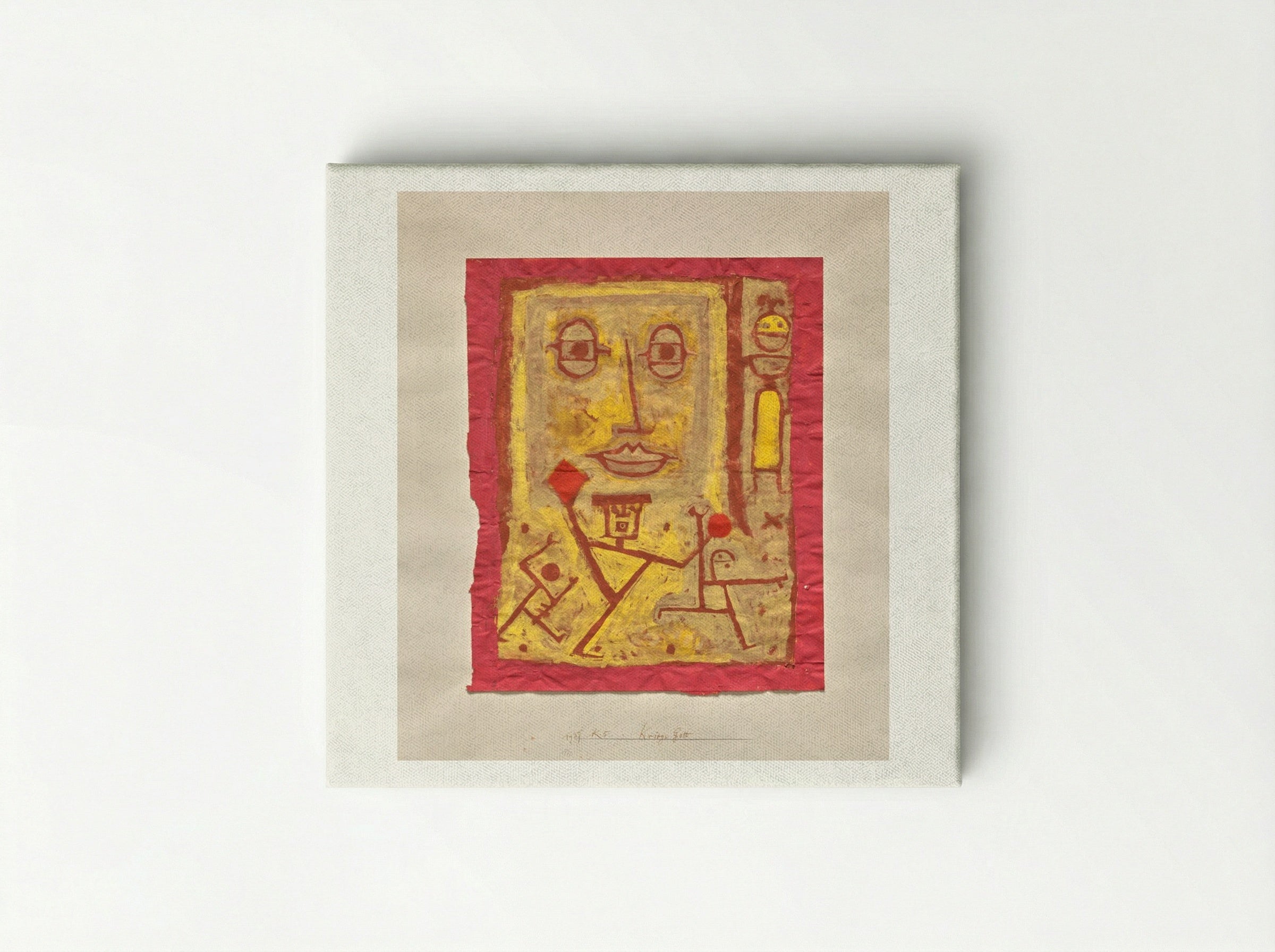 God of War (Kriegs-Gott) - Paul Klee - Canvas