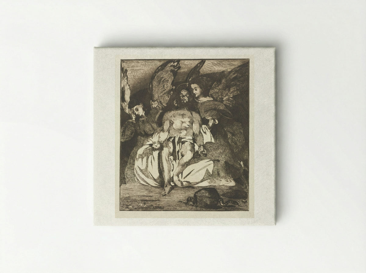 Dead Christ with Angels - Édouard Manet - Canvas