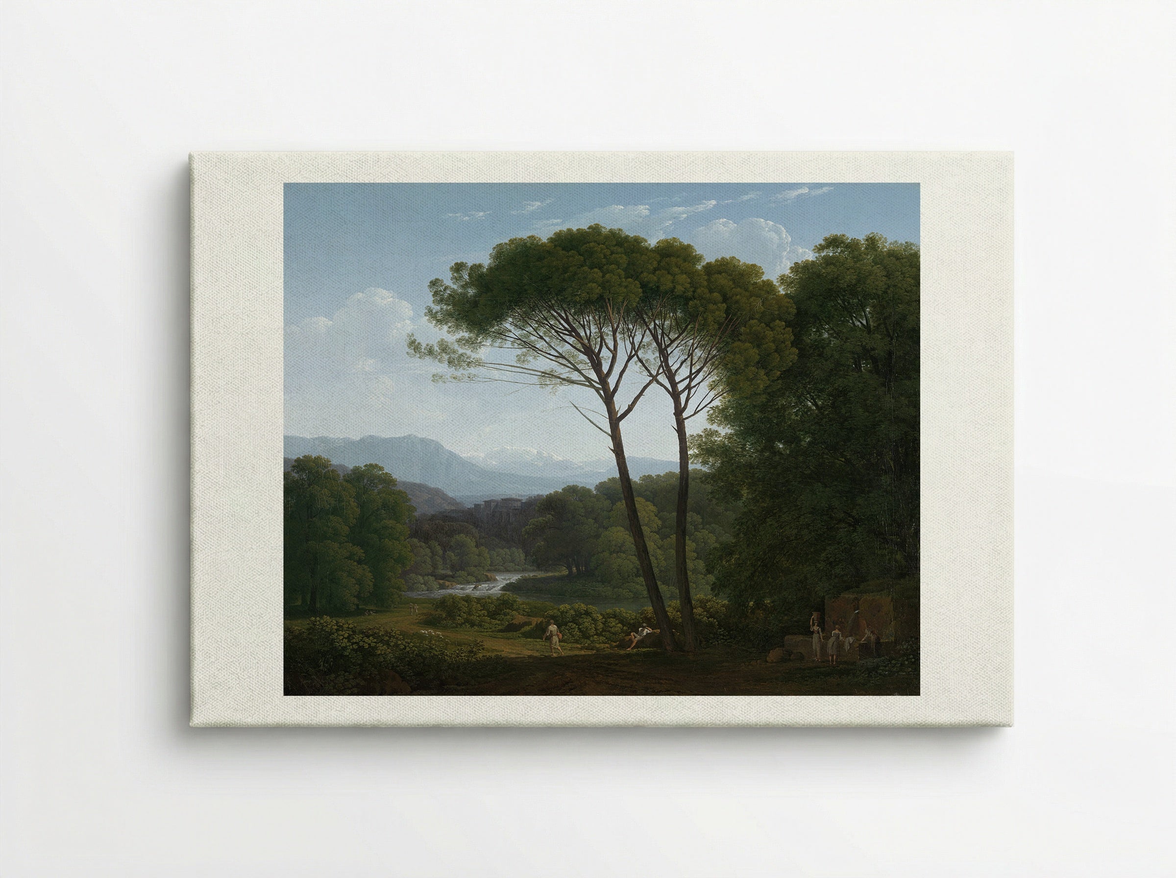 Italianate Landscape with Pines - Hendrik Voogd - Canvas