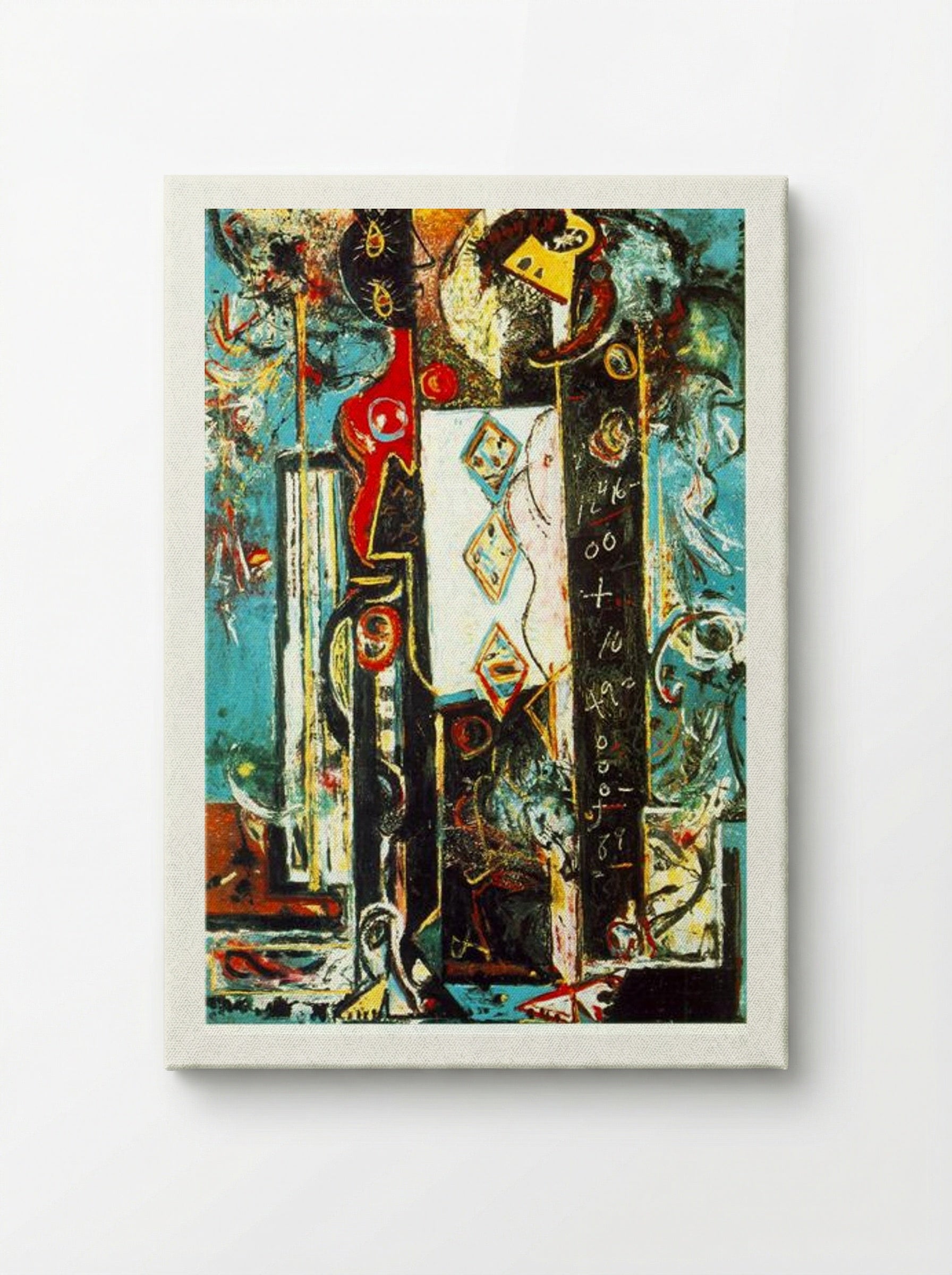 Male and Female - Jackson Pollock - Canvas