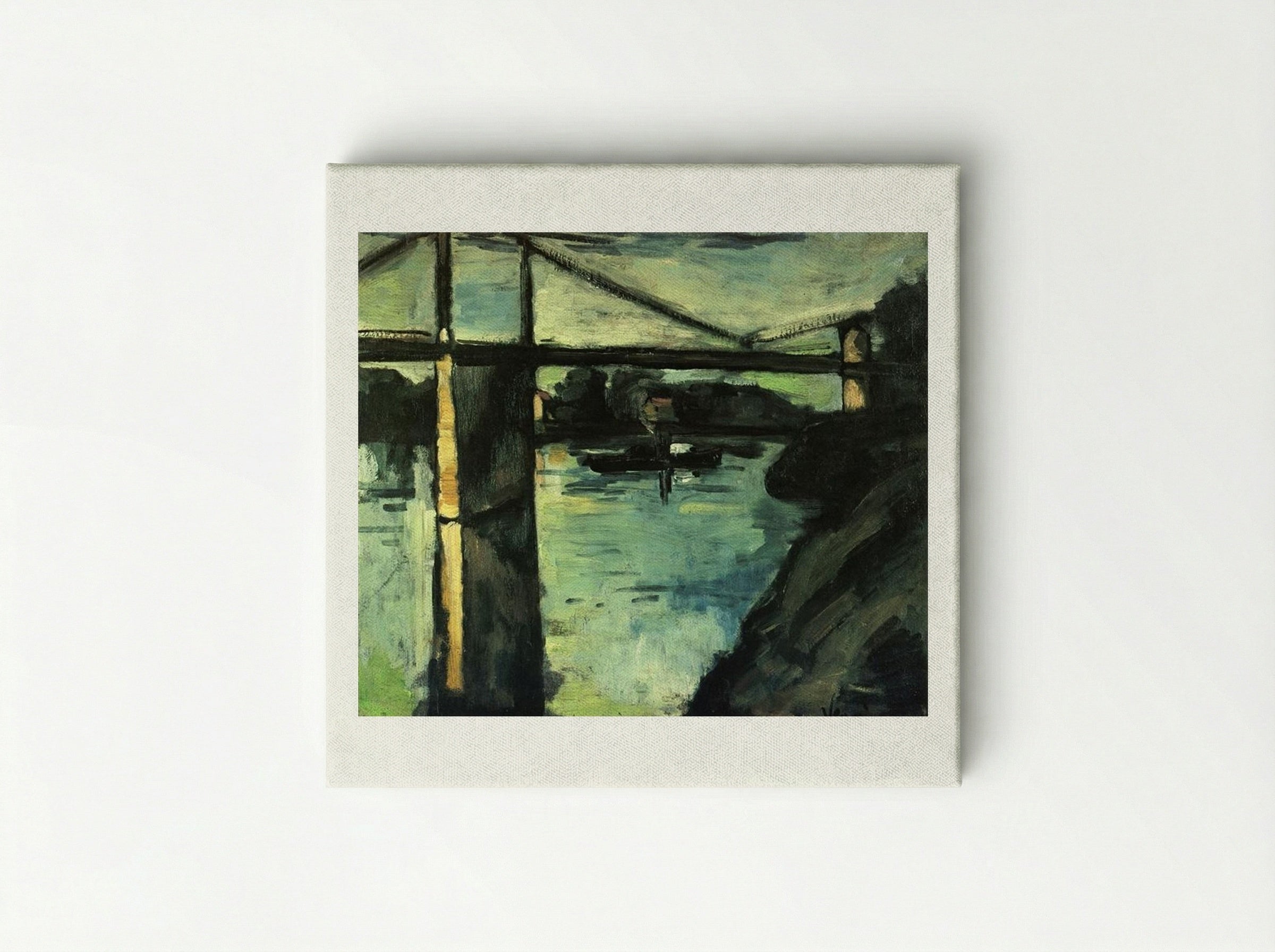 The Pont de Chatou - Maurice de Vlaminck - Canvas