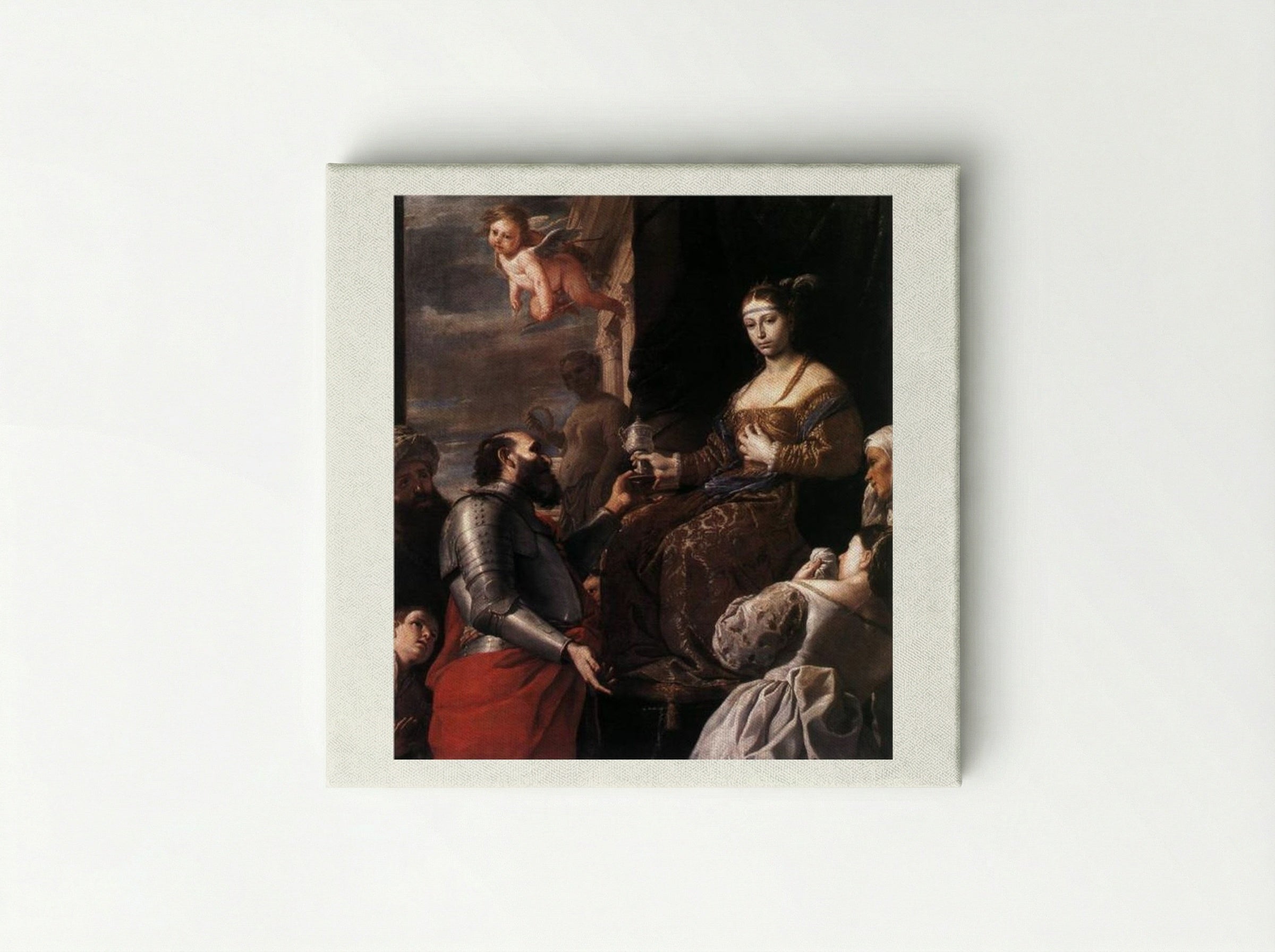 Sophonisba Receiving the Goblet - Mattia Preti - Canvas