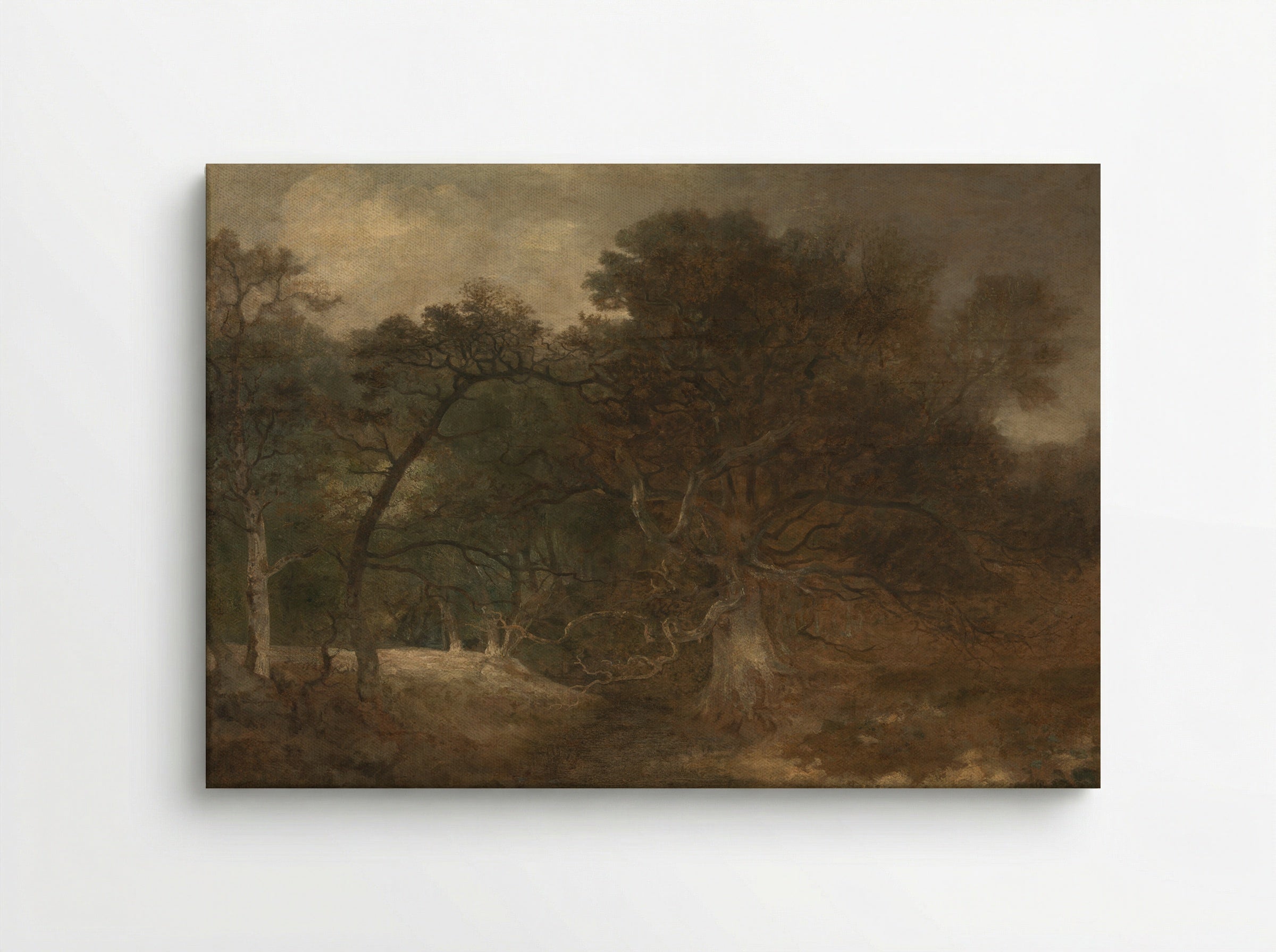 Landscape with a Waterfall near Norwich, Norfolk - John Crome - Canvas