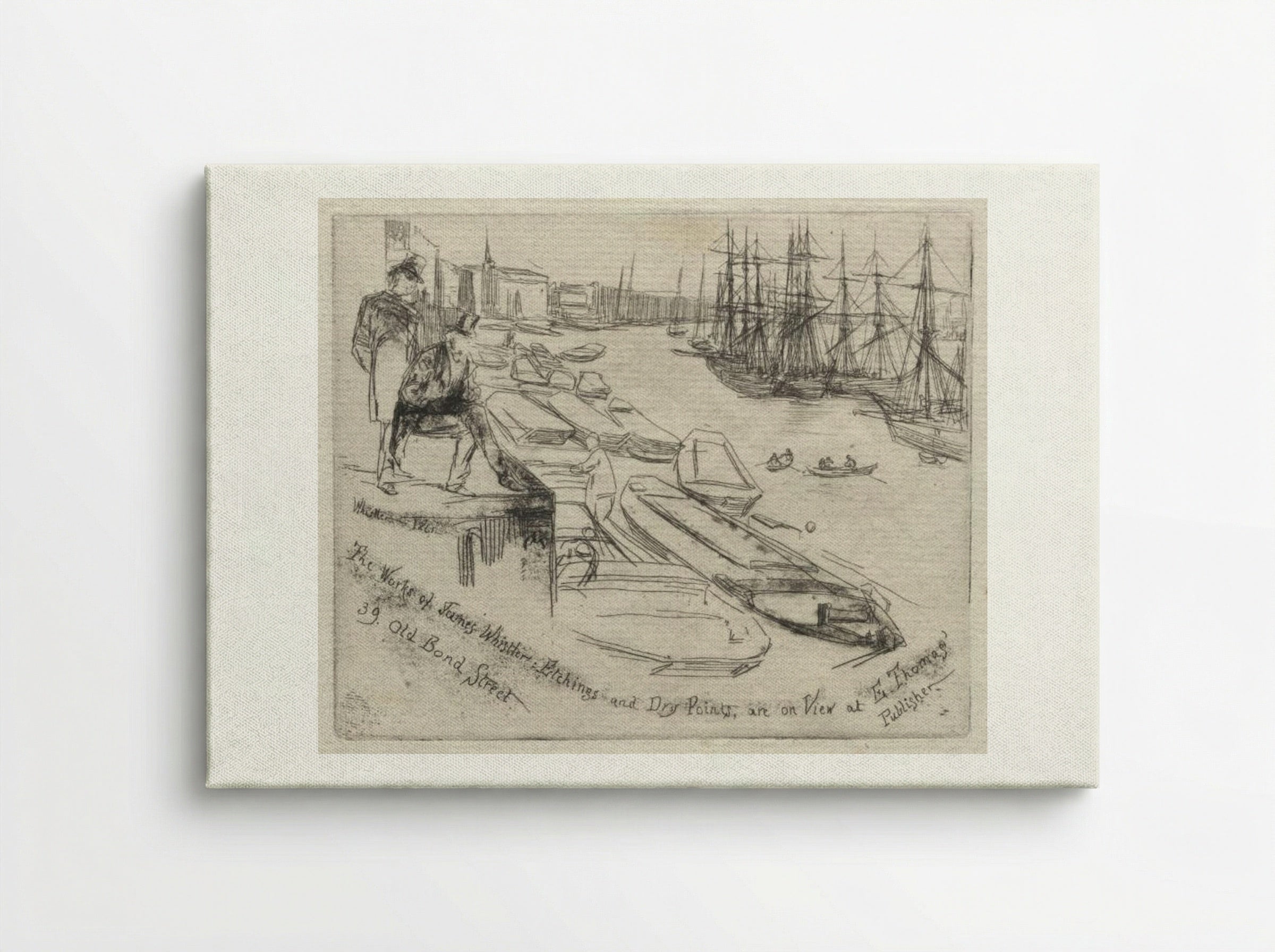 The Little Pool - James McNeill Whistler - Canvas