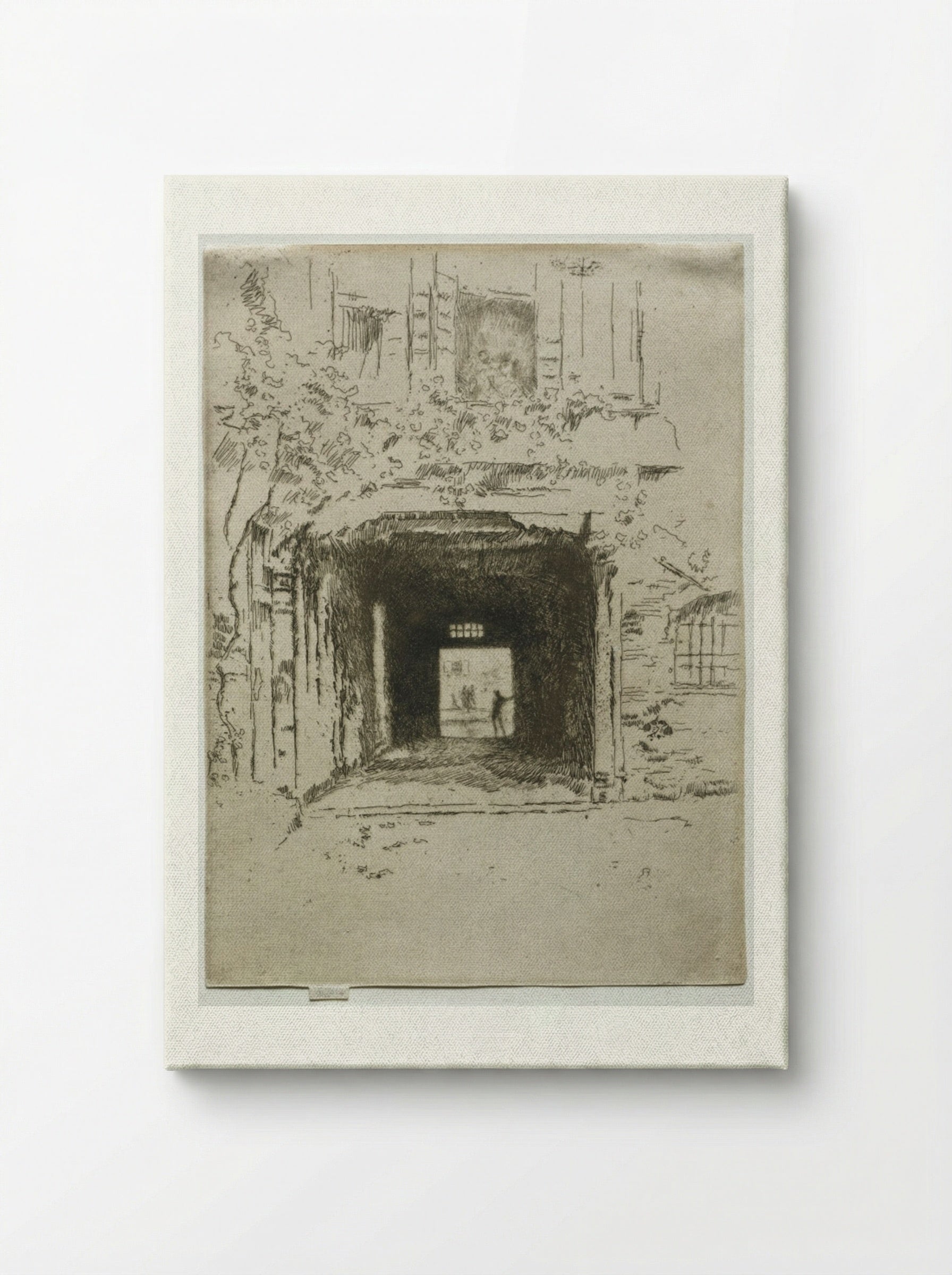 Doorway and Vine - James McNeill Whistler - Canvas