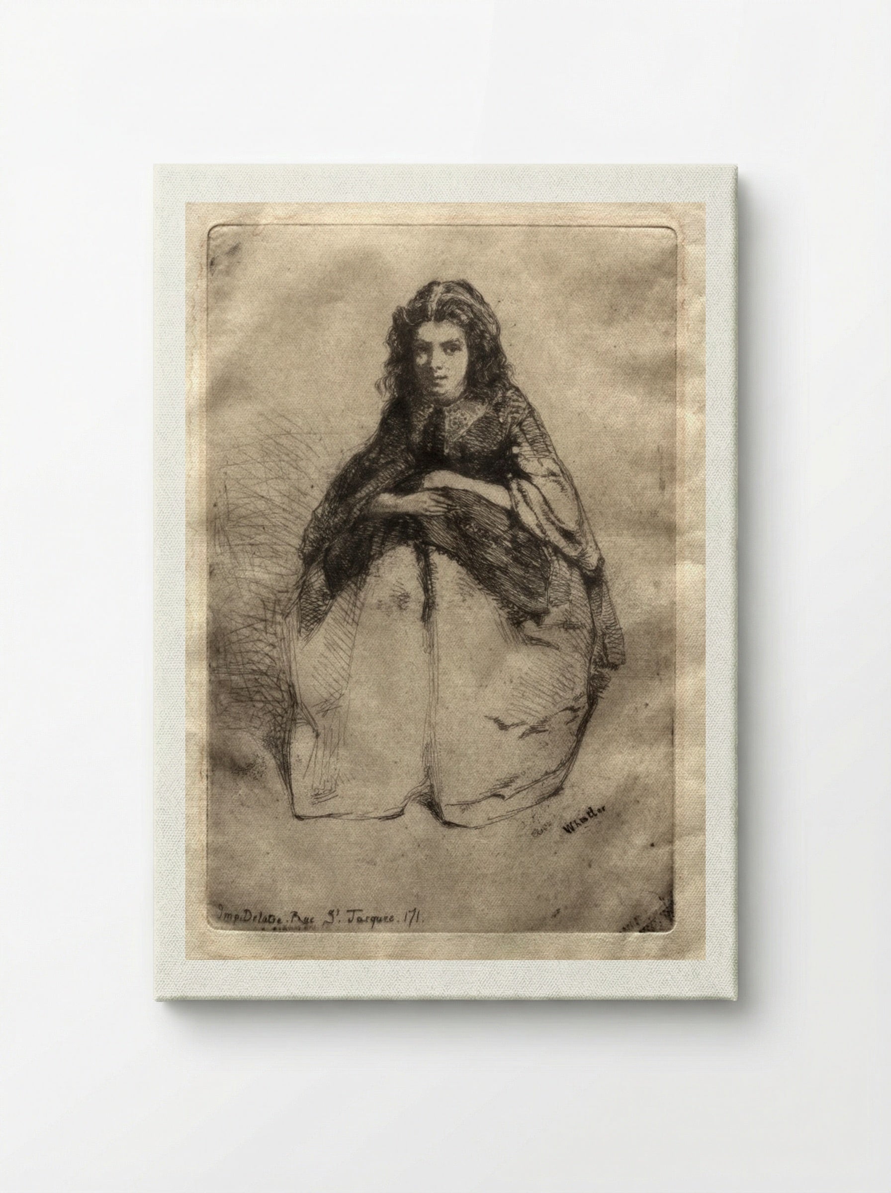 Fummette - James McNeill Whistler - Canvas