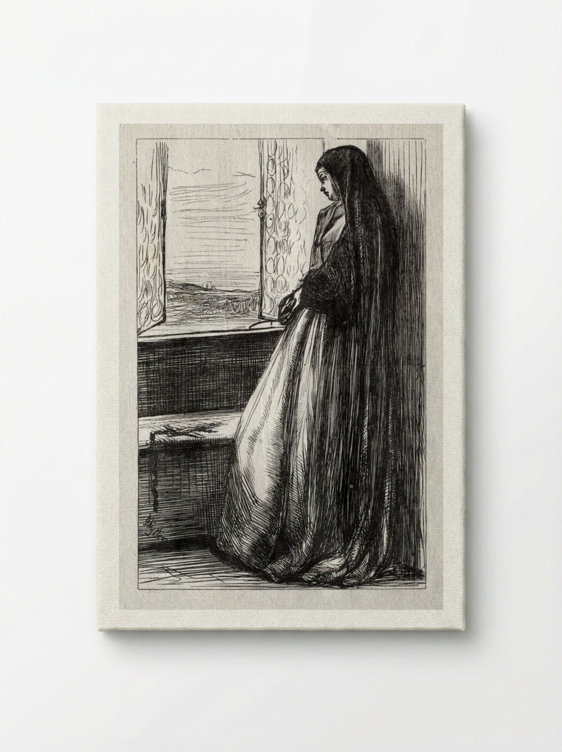 Illustration for Count Bruckhardt in Once a Week - James McNeill Whistler - Canvas