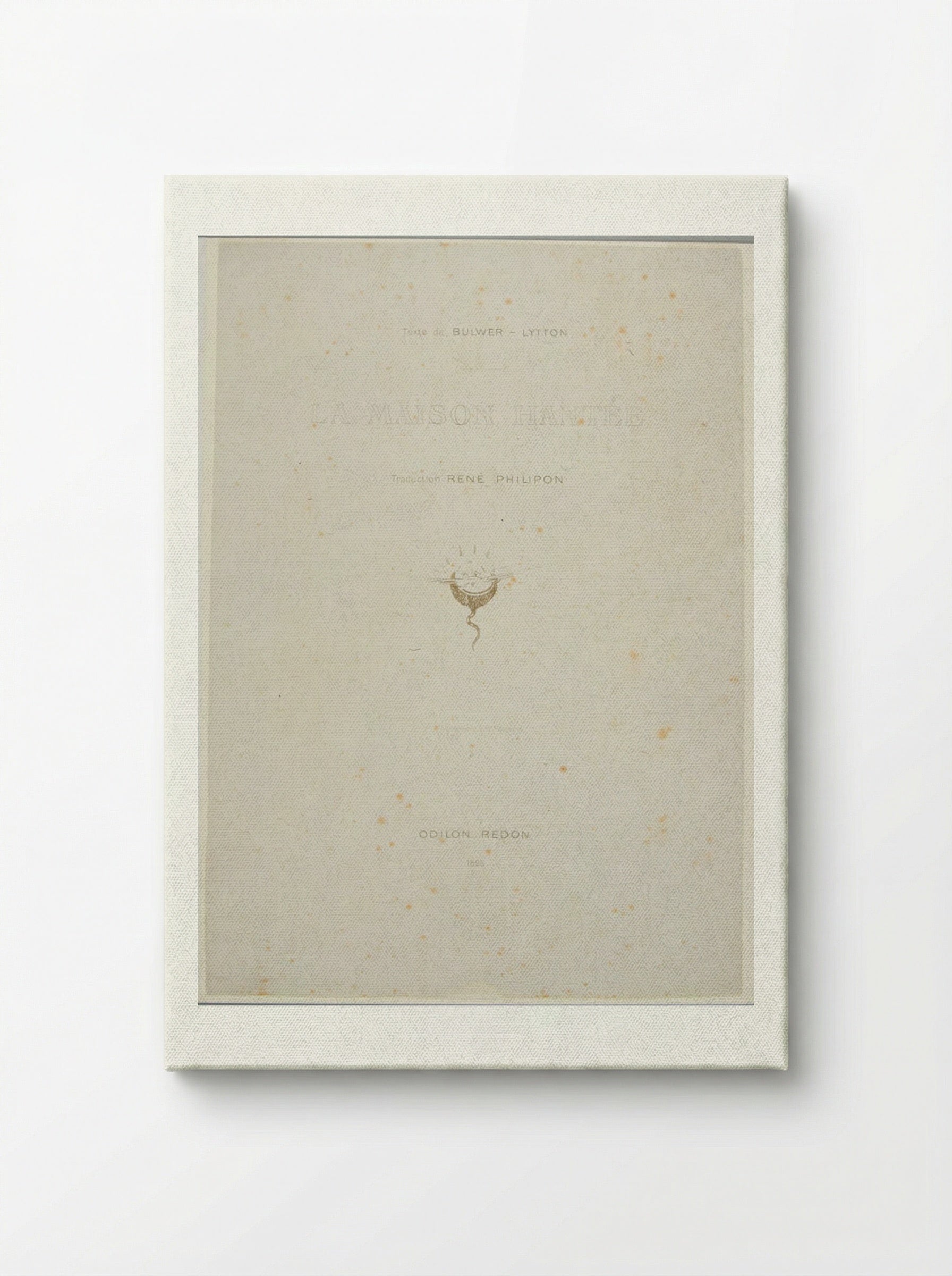 Frontispiece for La Maison Hantée - Odilon Redon - Canvas